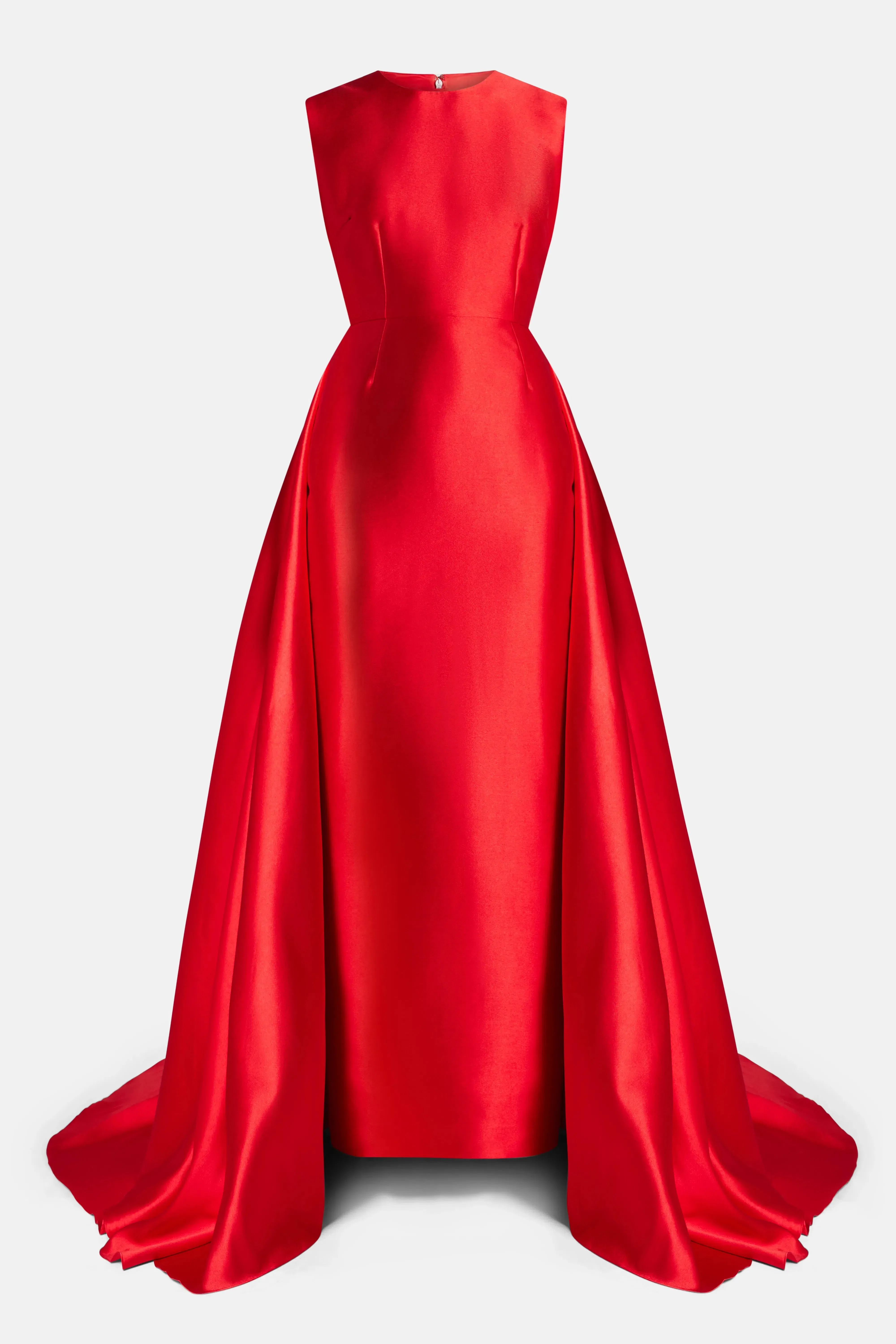 Solace London Larsen Sleeveless Evening Gown Red