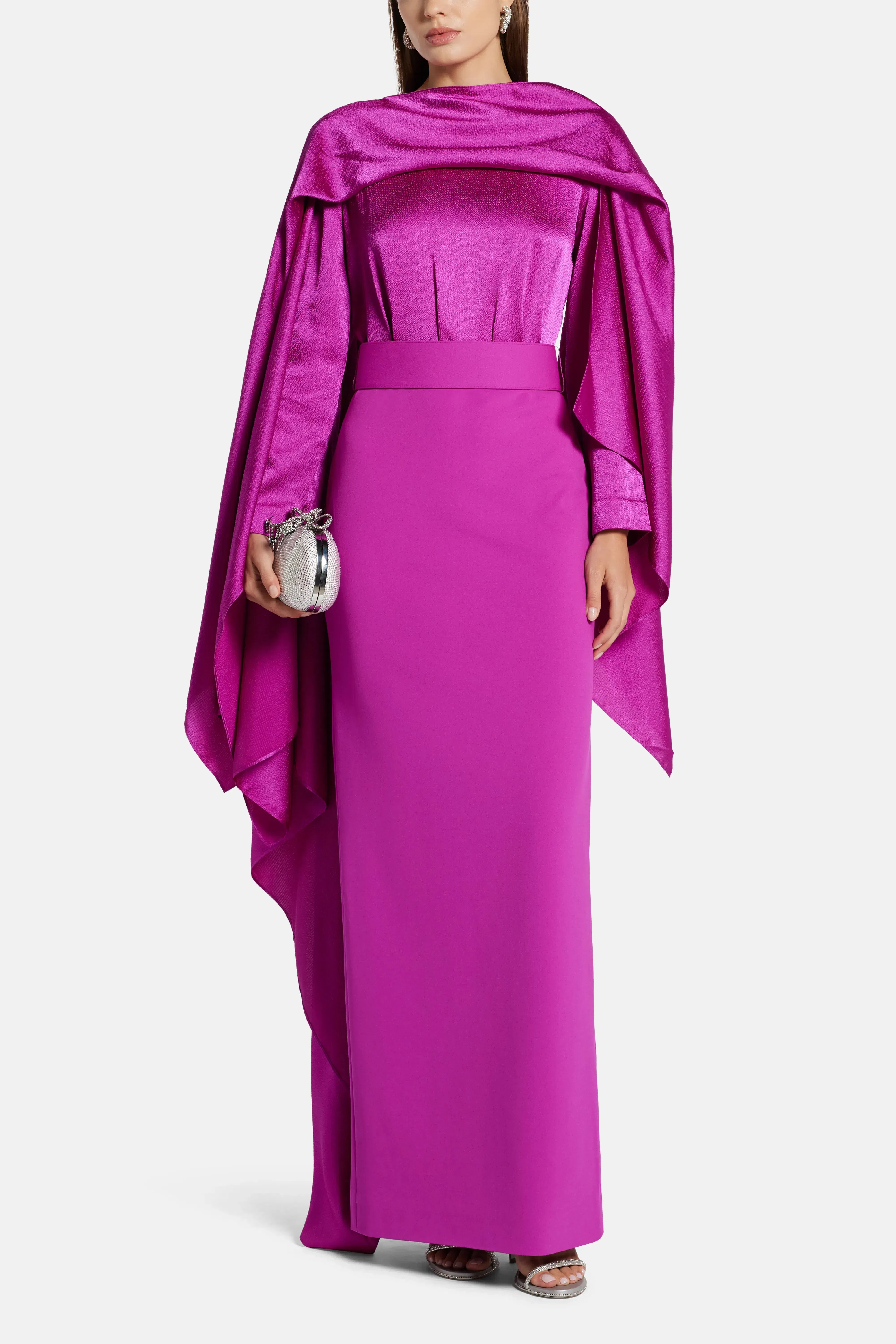 Solace London Rosalia Maxi Dress in Pink