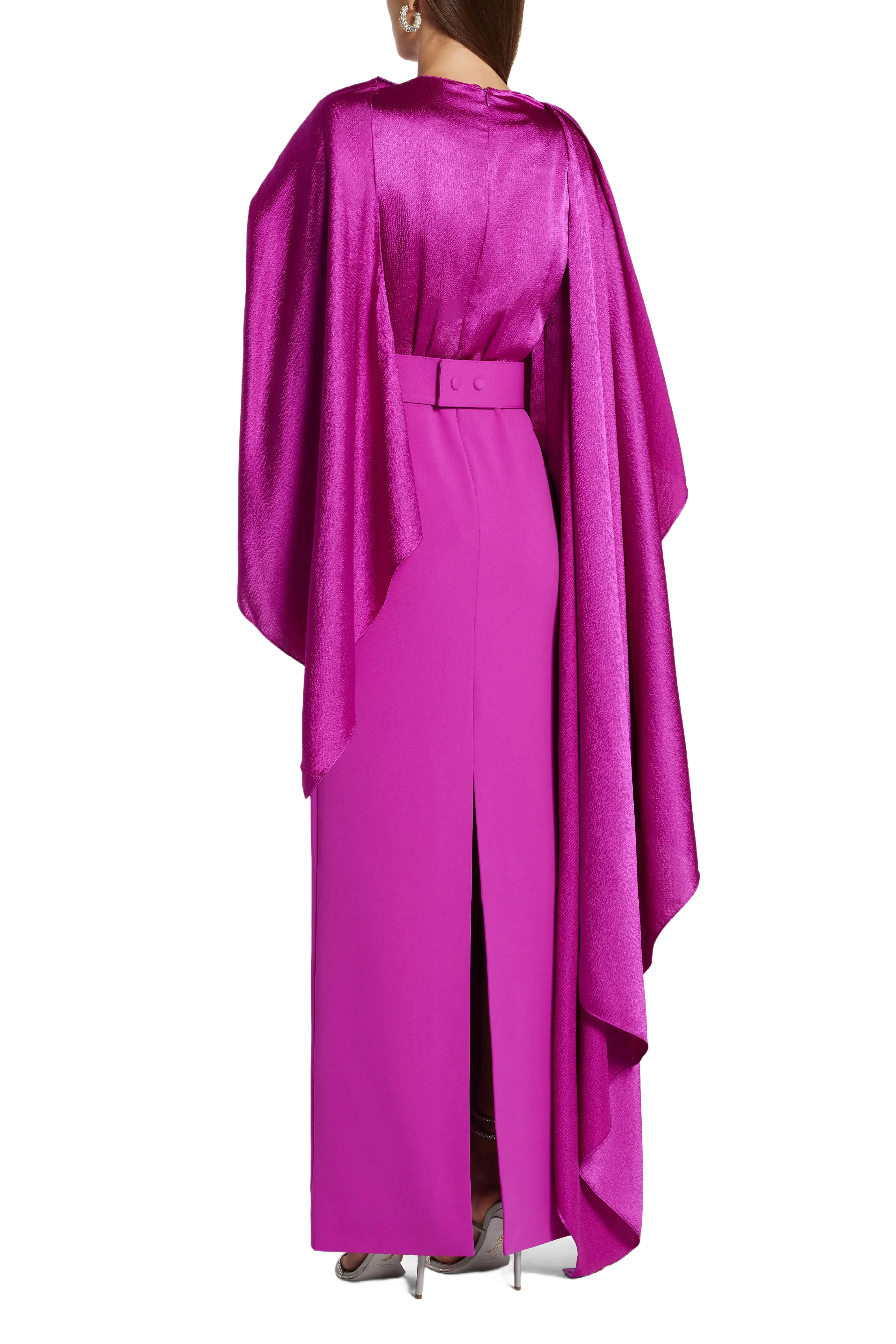 Solace London Rosalia Maxi Dress in Pink