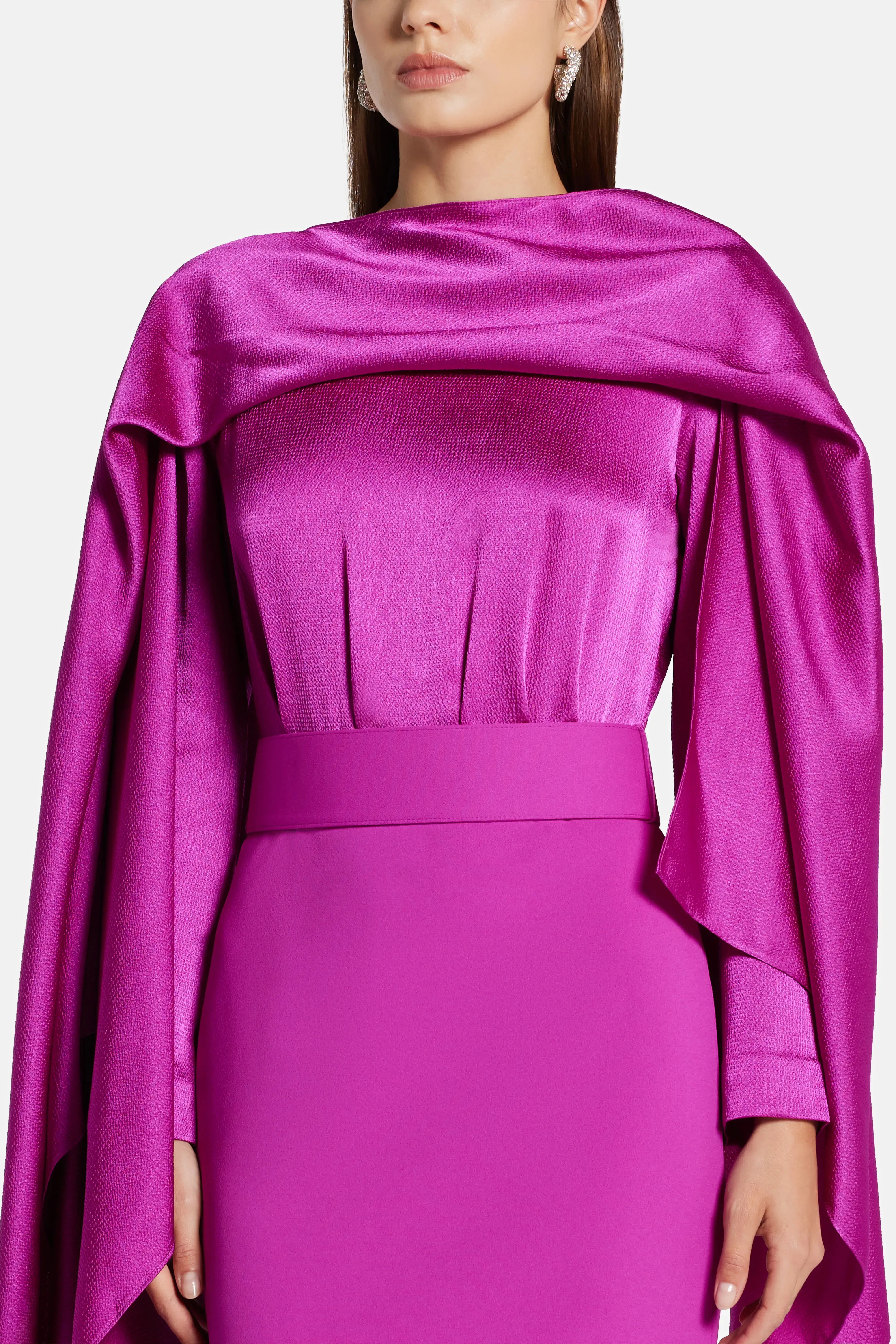 Solace London Rosalia Maxi Dress in Pink