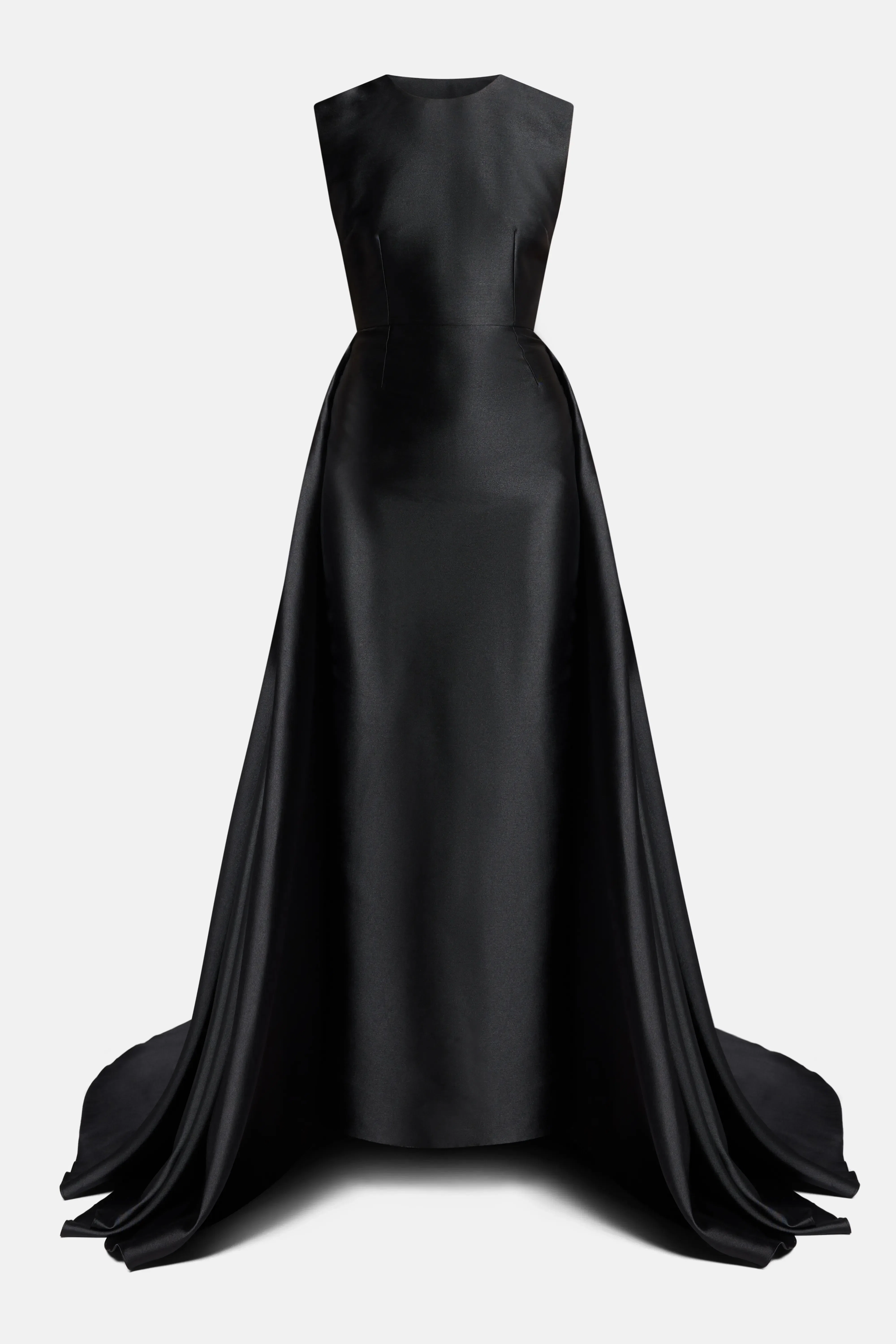 Solace London Larsen Sleeveless Evening Dress in Black