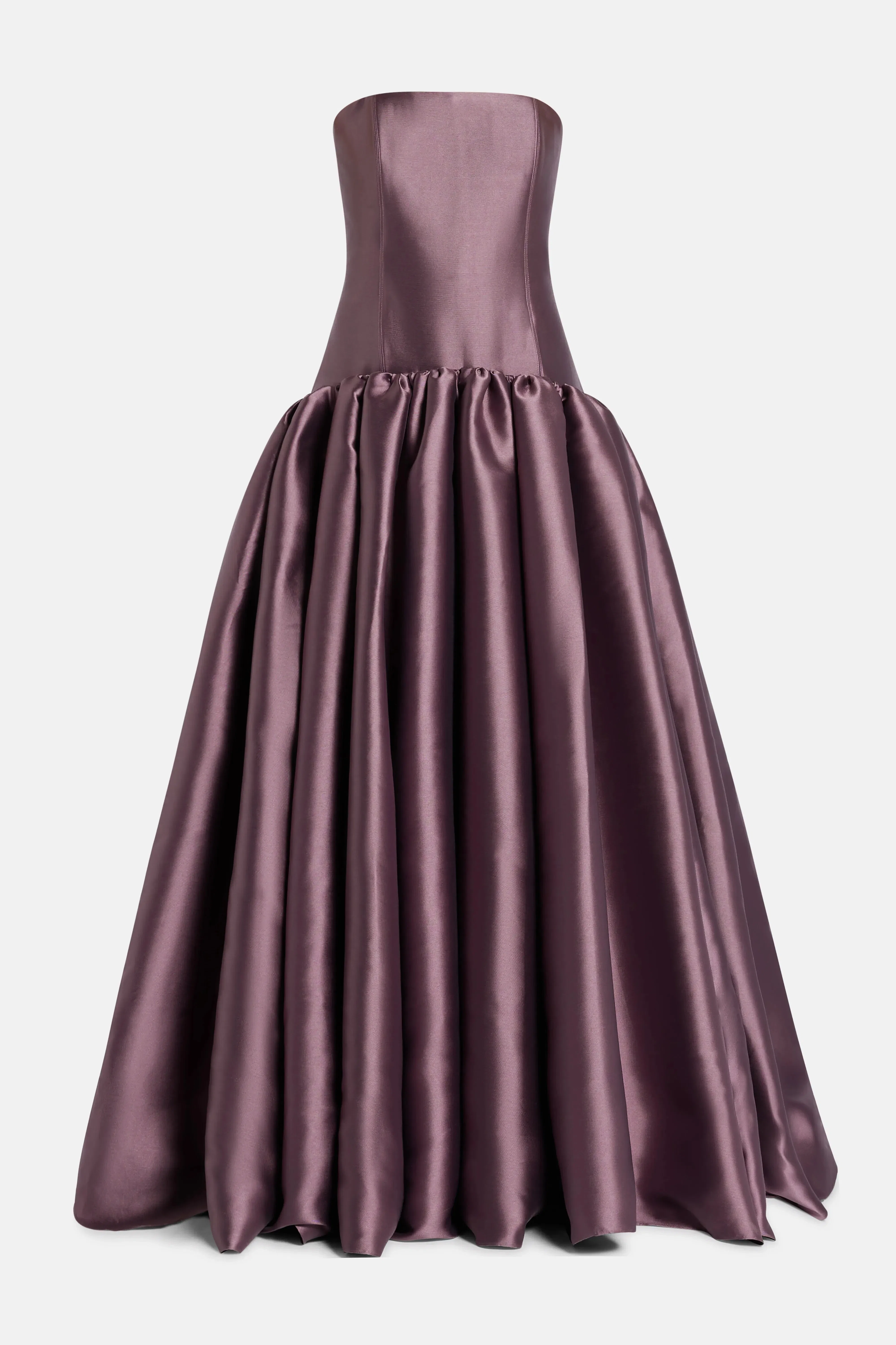 Solace London Cassia Strapless Maxi Dress in Purple