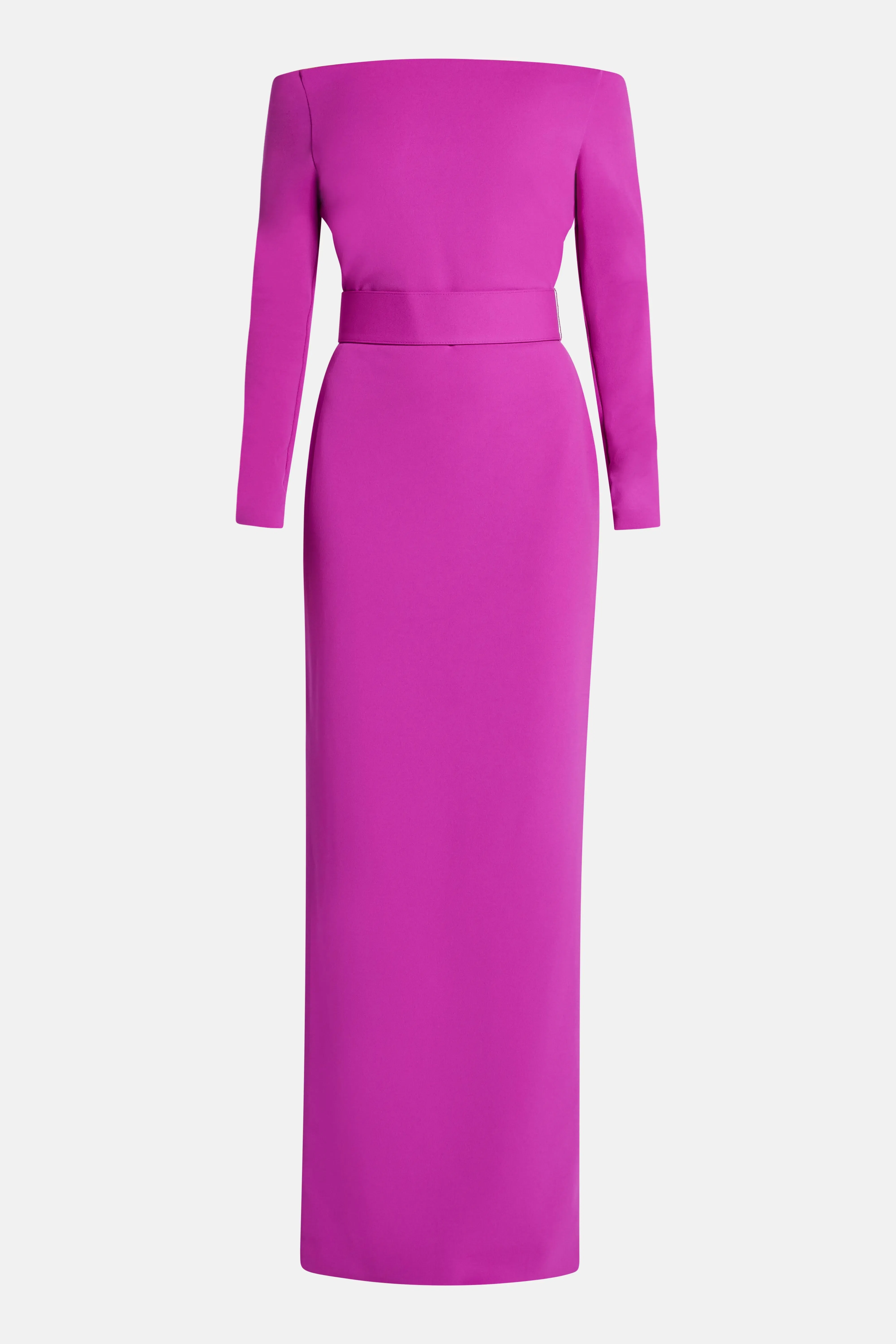 Solace London Sabina Off Shoulder Maxi Dress in Pink