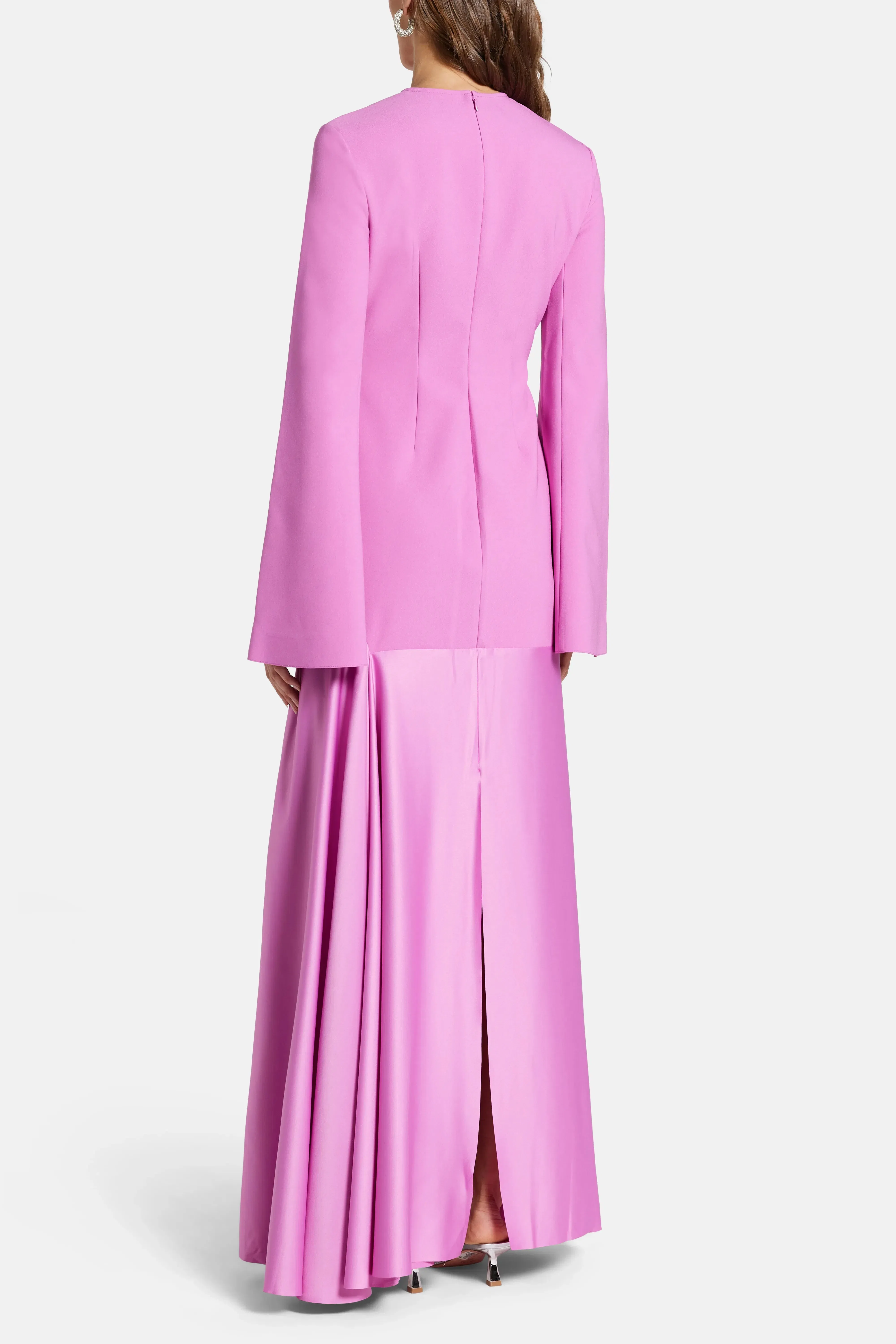 Solace London Storm Evening Dress in Pink