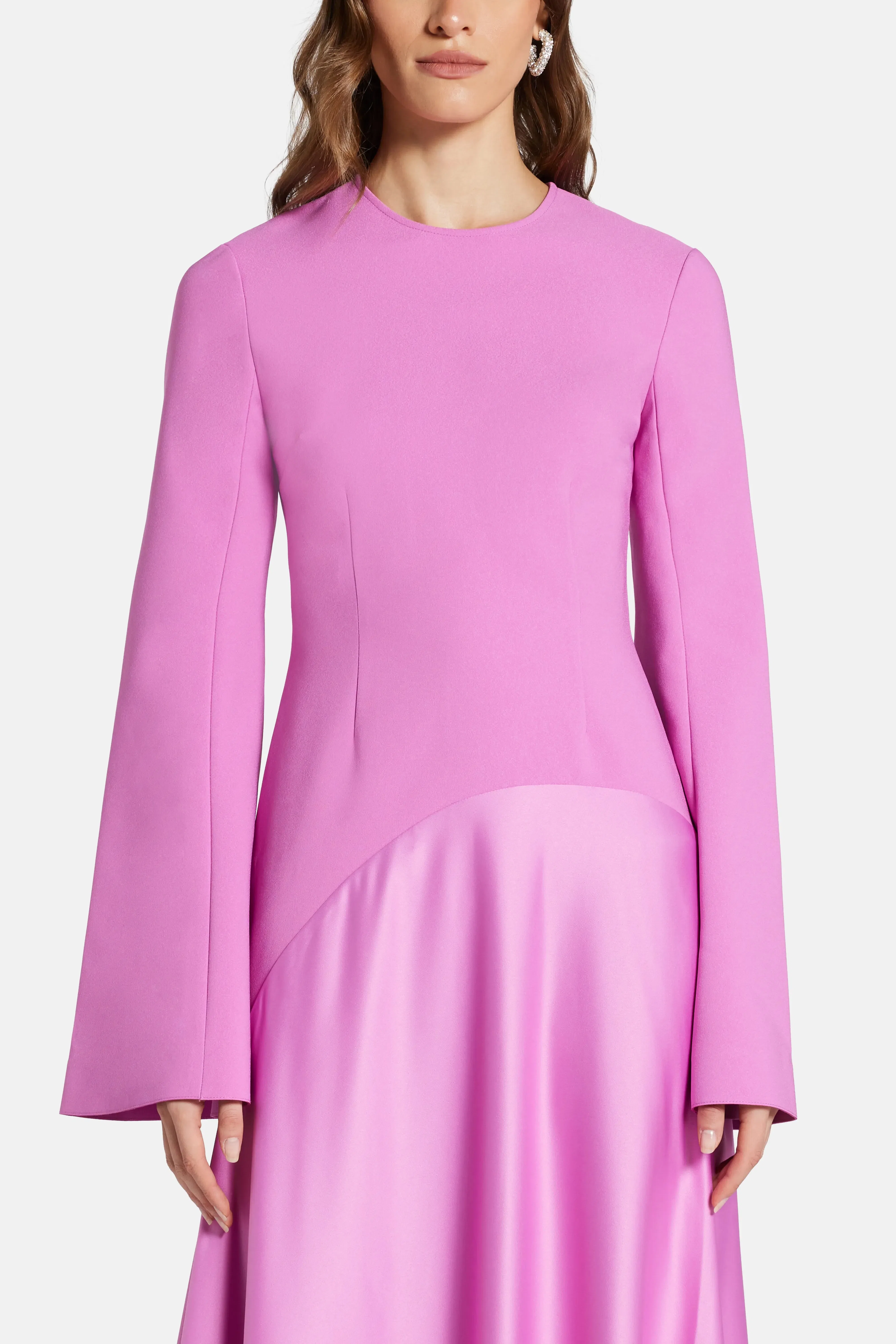 Solace London Storm Evening Dress in Pink