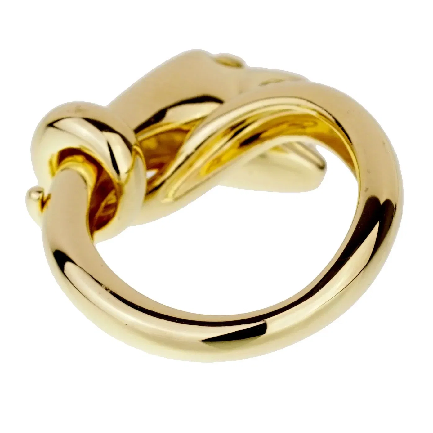 Boucheron Snake Kaa 18k Yellow Gold Ring Sz 5