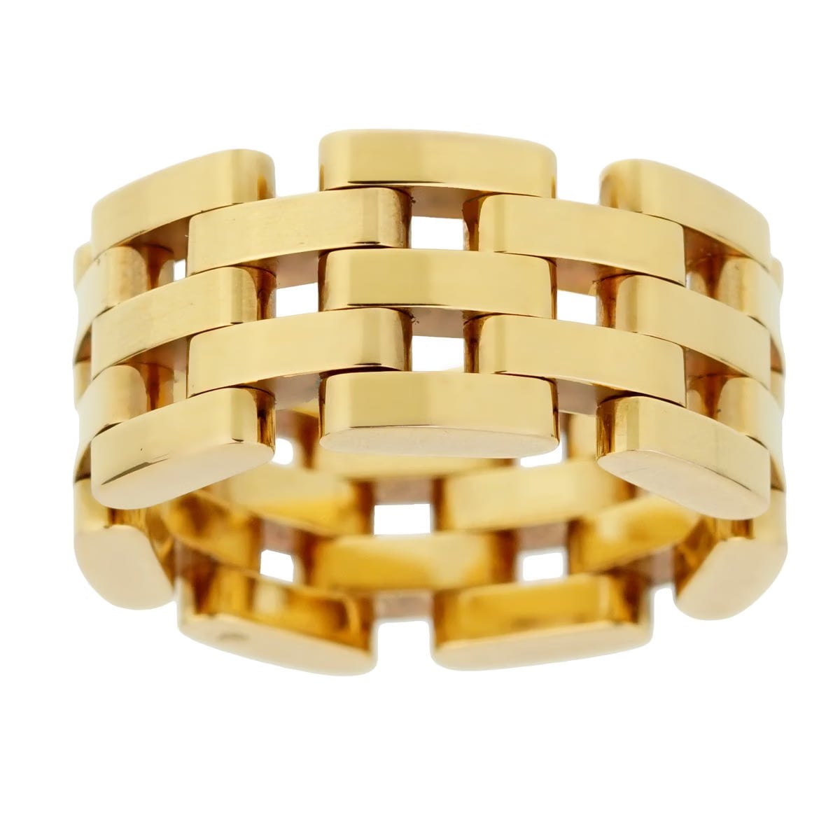 Chopard Les Chaines 18k Rose Gold Band Ring Size 5 1/2