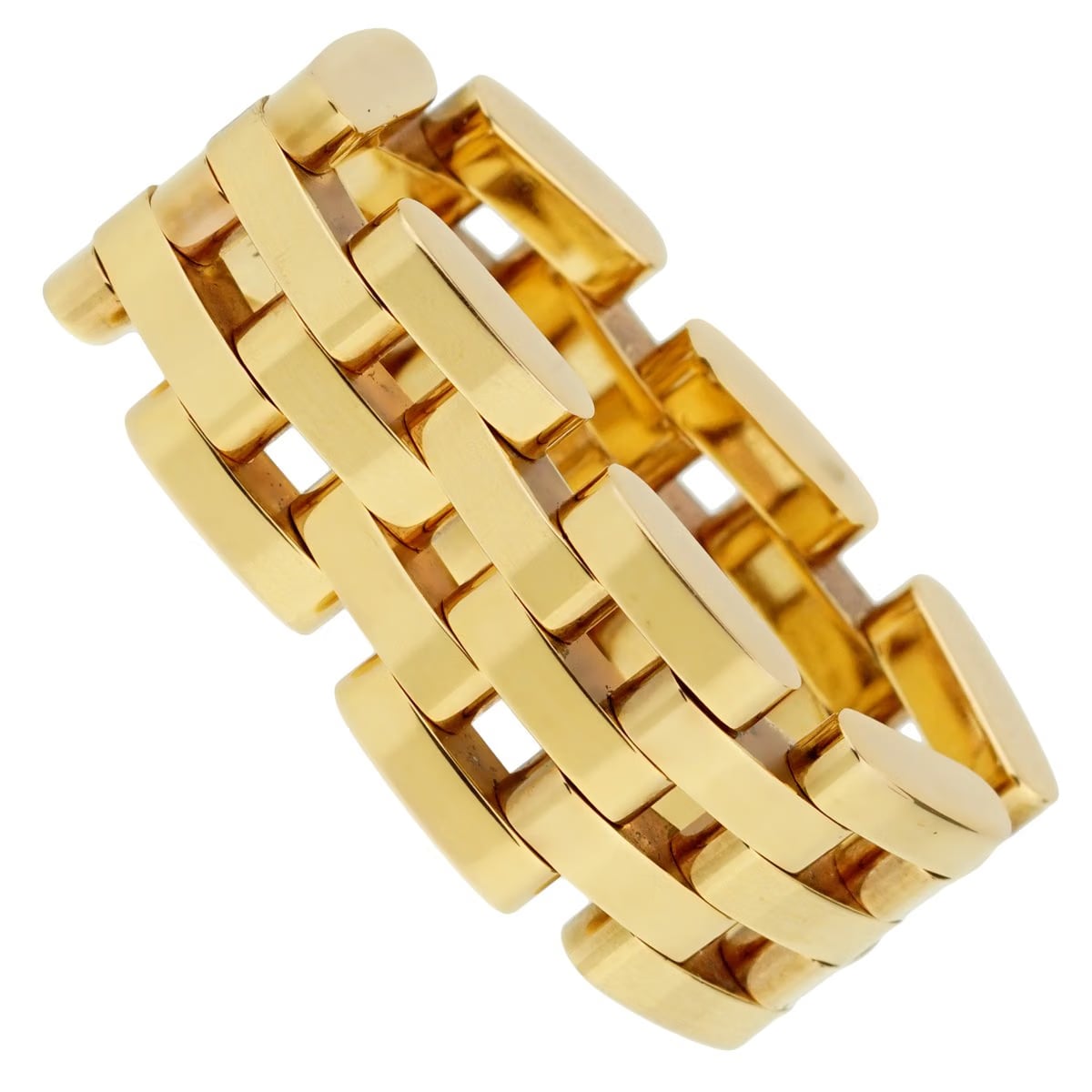 Chopard Les Chaines 18k Rose Gold Band Ring Size 5 1/2