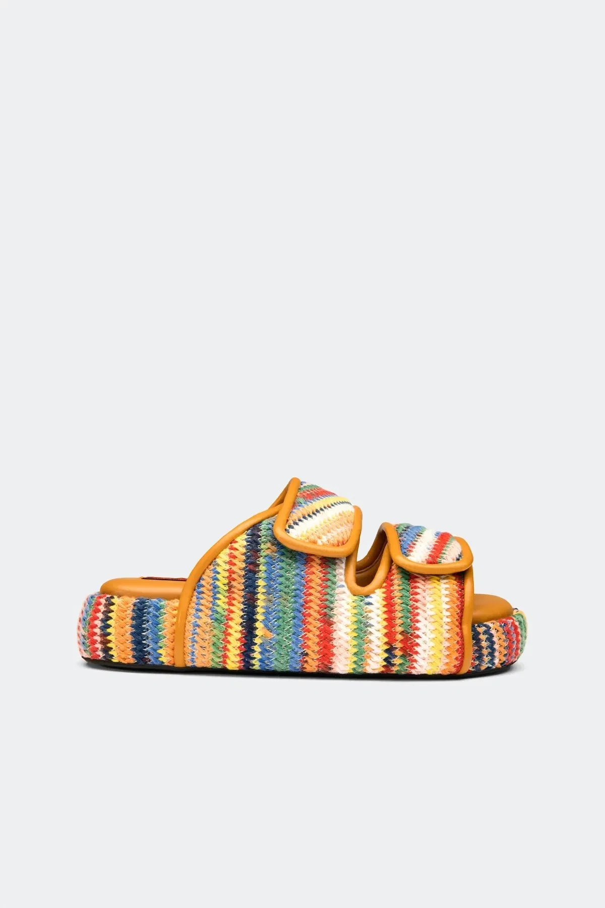 Simon Miller Cro Multicolor Flat Sandals in Yellow