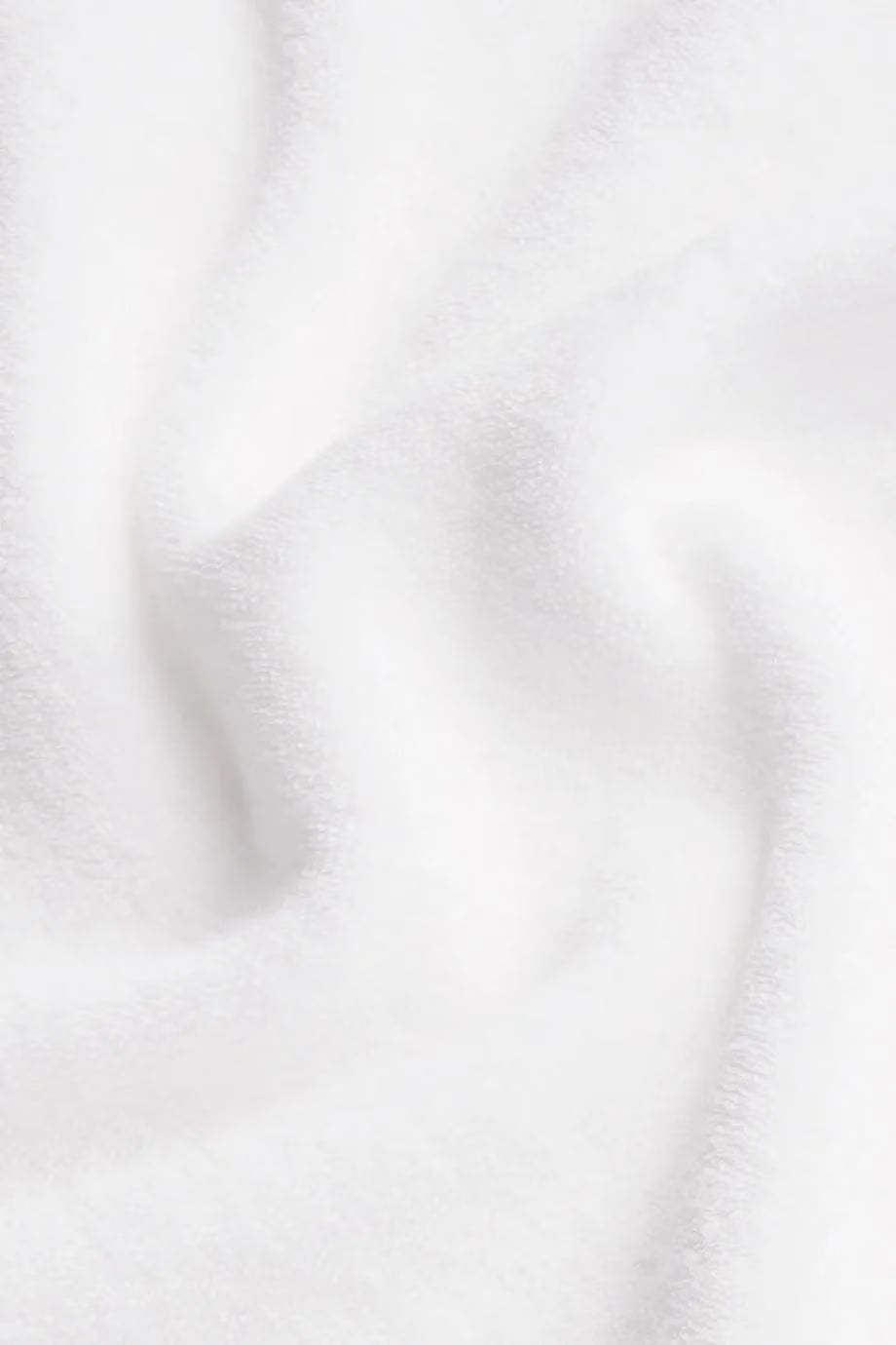 Sporty & Rich Signature Logo Terry Cotton Shorts in White