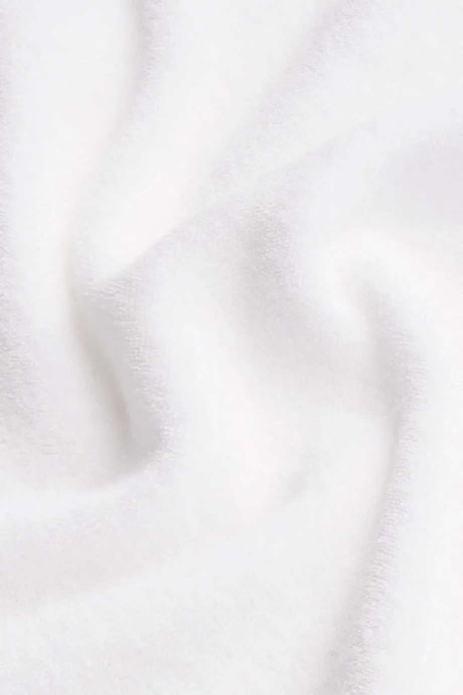 Sporty & Rich Signature Logo Terry Cotton Polo T-Shirt in White