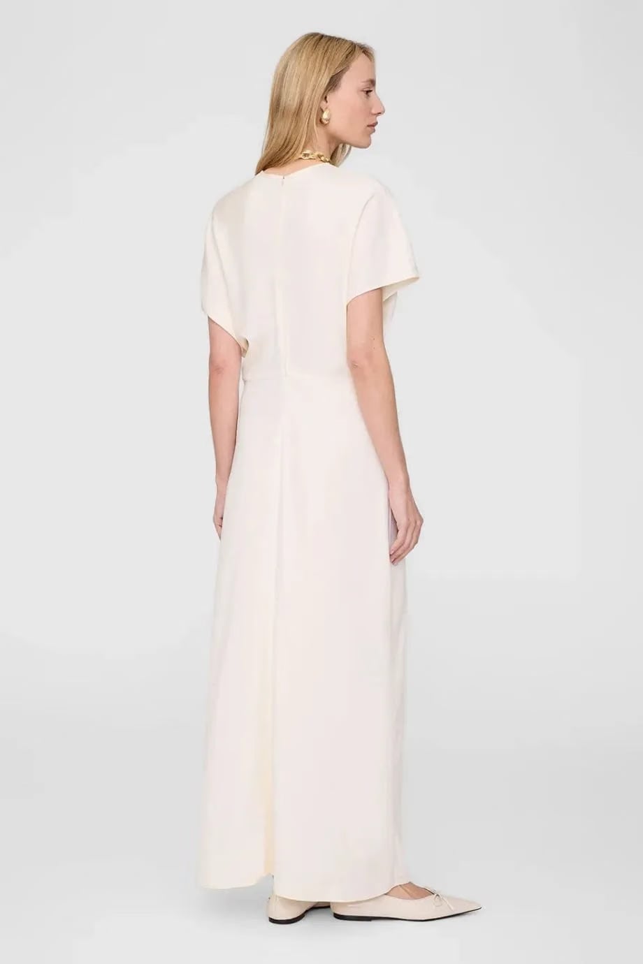 ANINE BING Zadig Maxi Dress in White