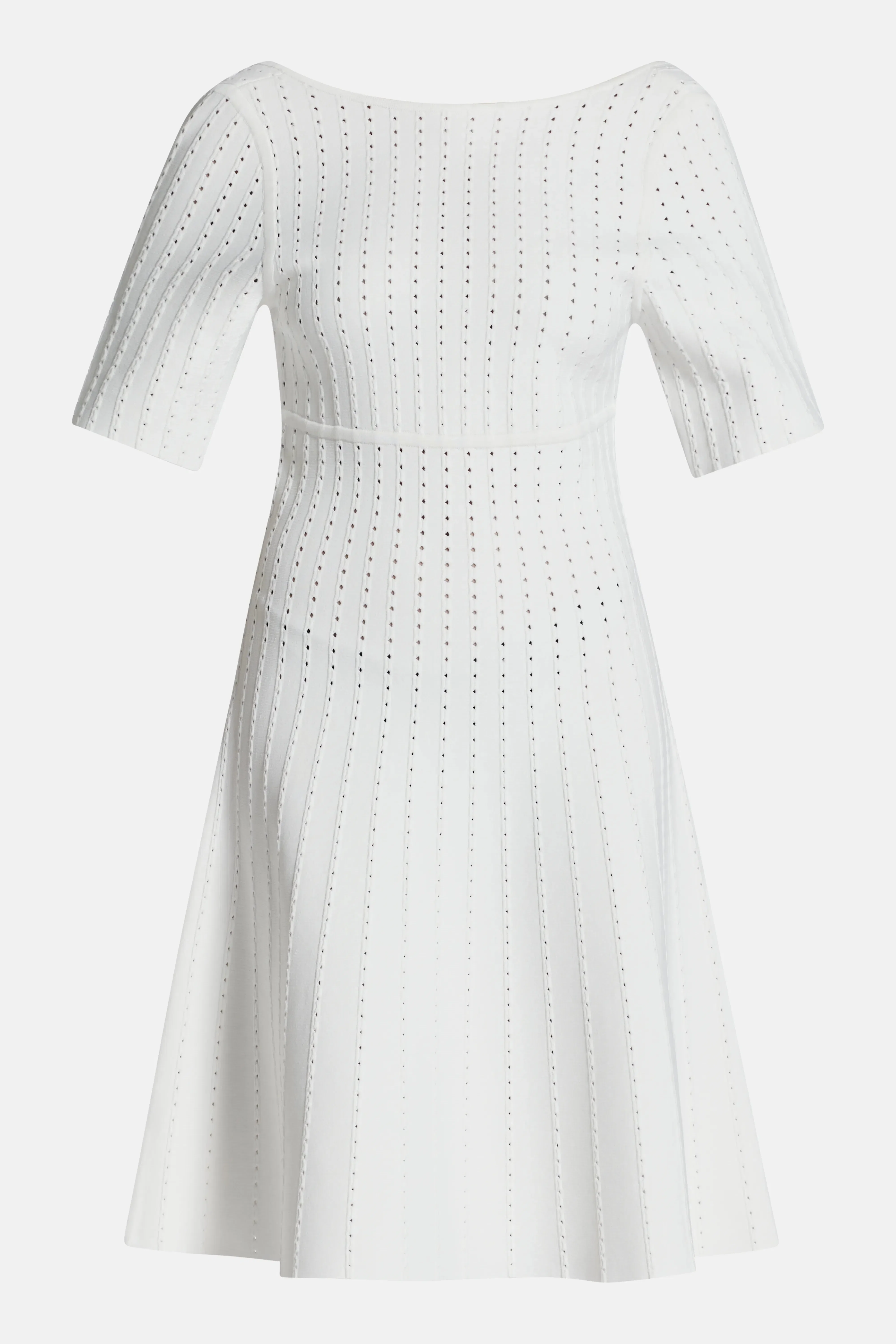 Hervé Léger Donna Bandage Knit Midi Dress in White
