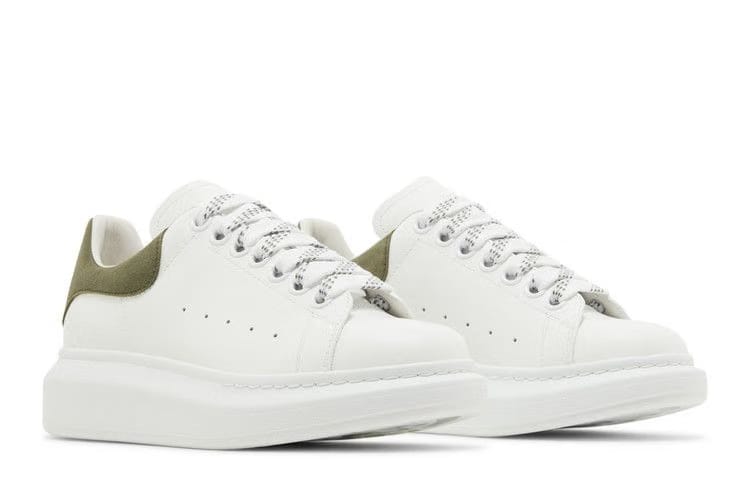 Alexander McQueen Wmns Oversized Sneaker 'White Khaki'