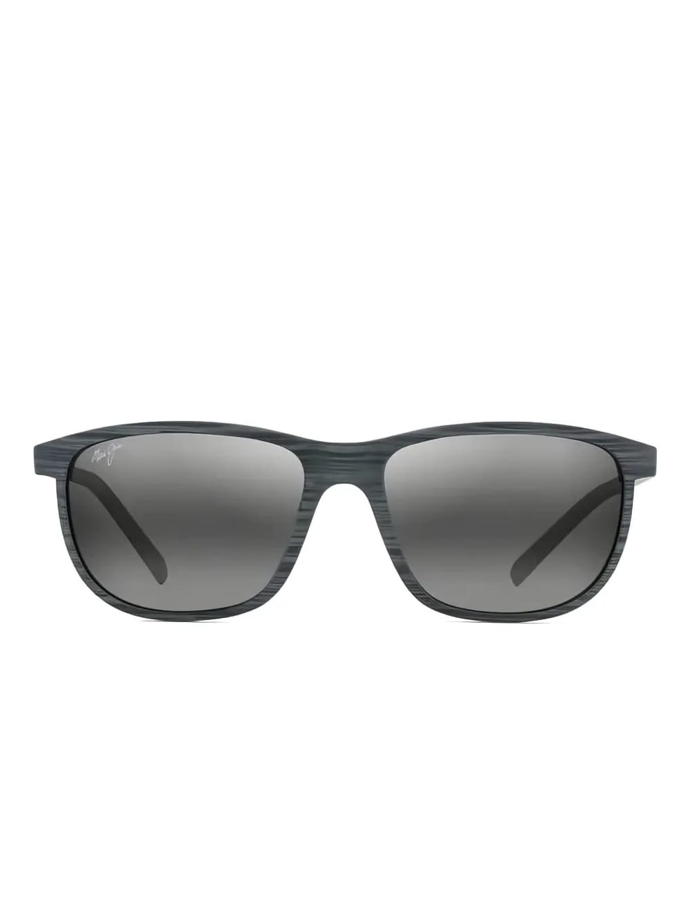 Lelekawa stripe-rectangle sunglasses