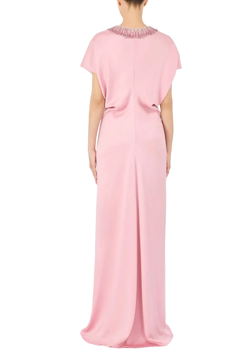 Jenny Packham Novak Embellished Evening Dress in Pink