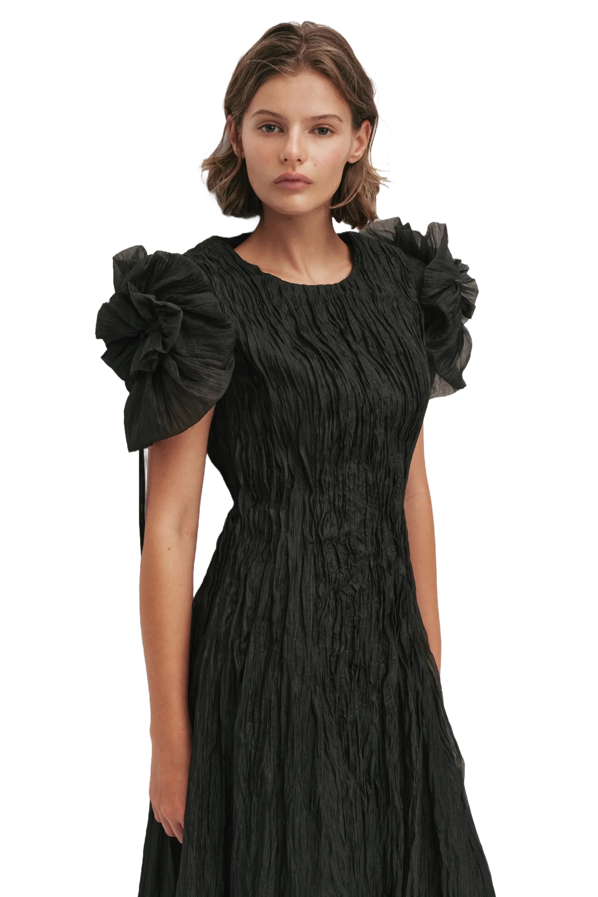 Aje Angeli Midi Dress in Green