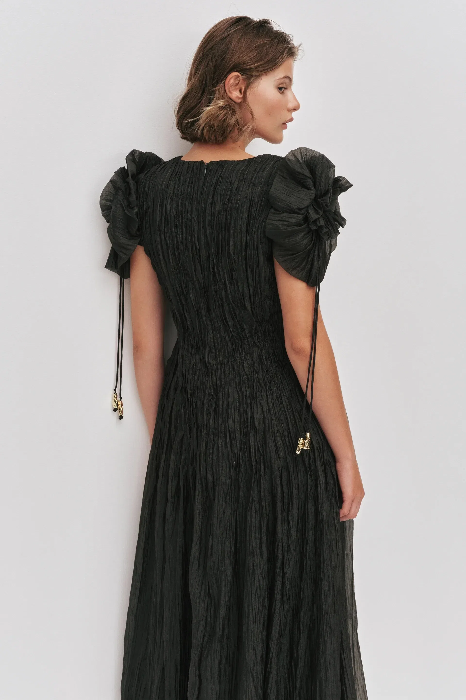 Aje Angeli Midi Dress in Green