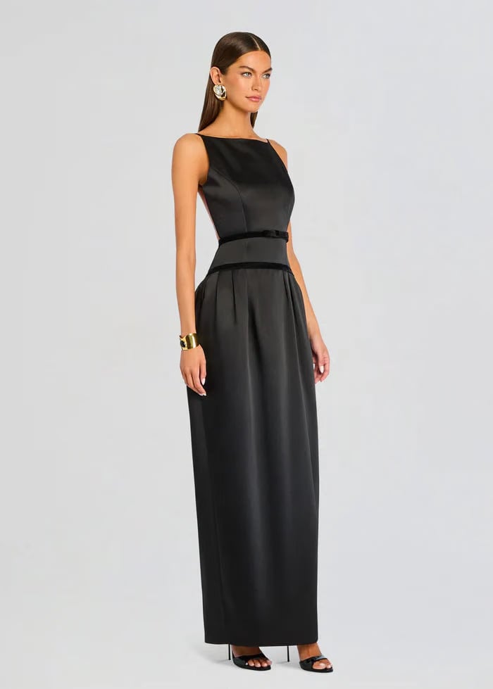 Retrofete Campbell Sleeveless Maxi Dress in Black