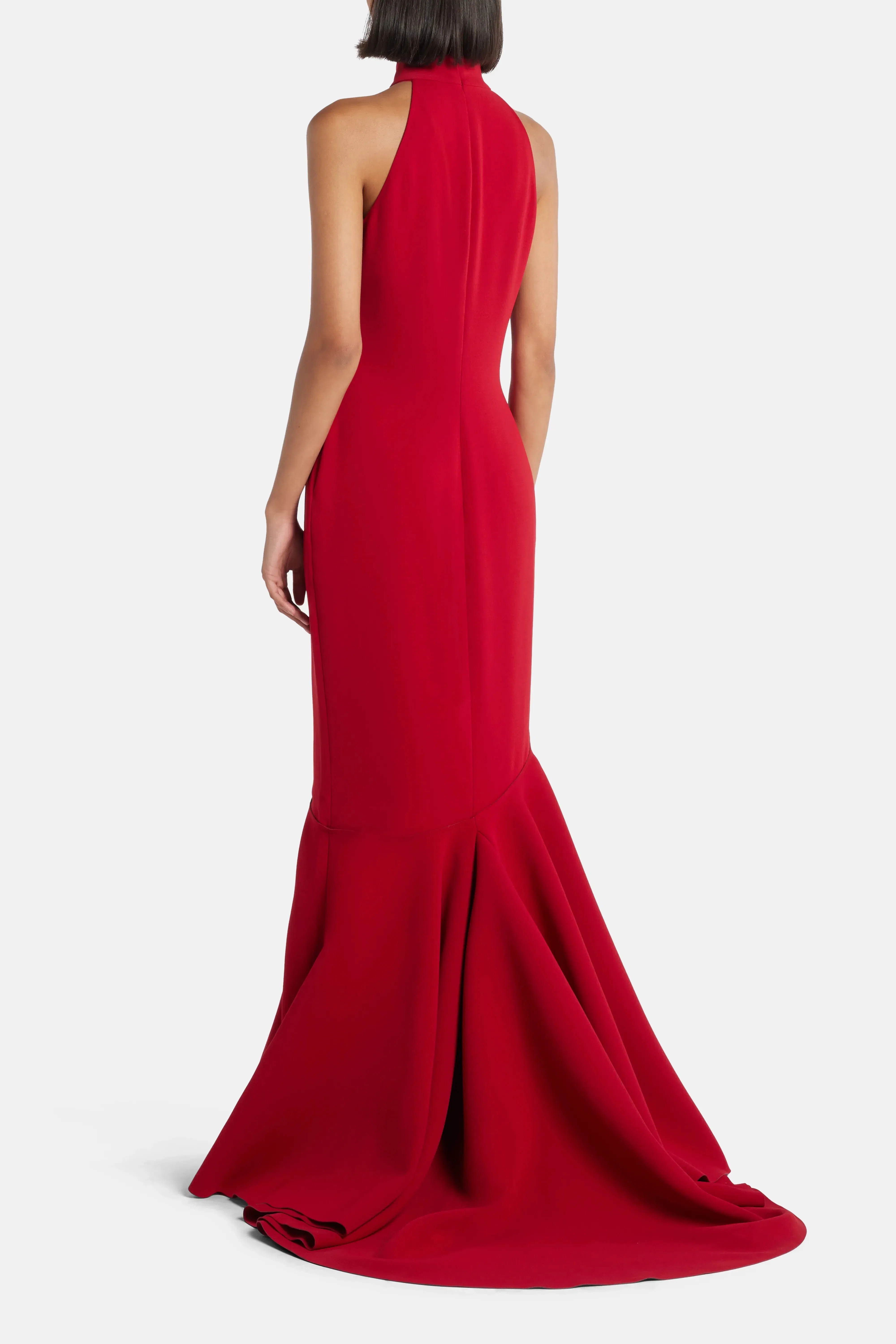Solace London Kerra Evening Gown in Red