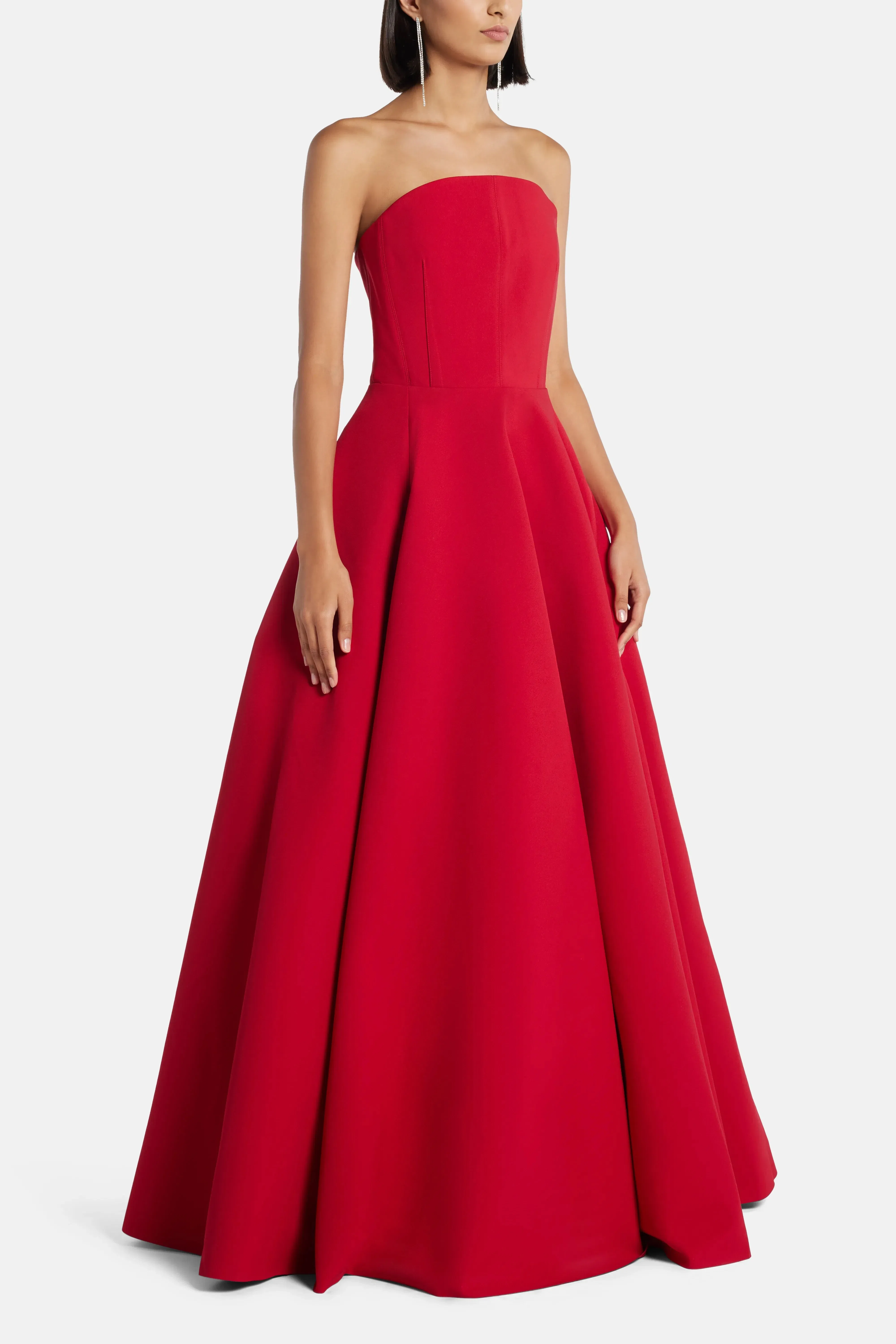 Solace London Mathilde Evening Gown in Red