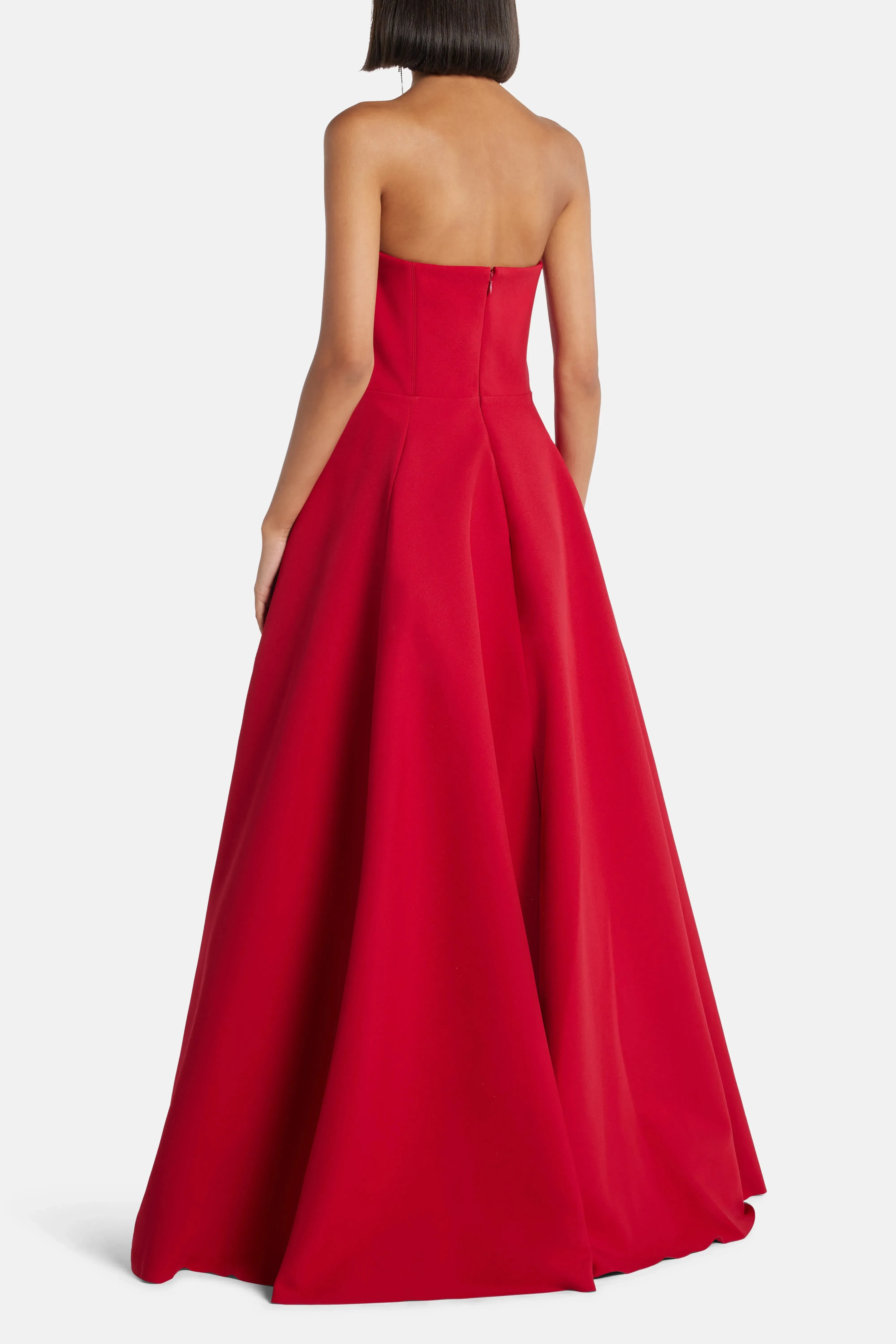 Solace London Mathilde Evening Gown in Red
