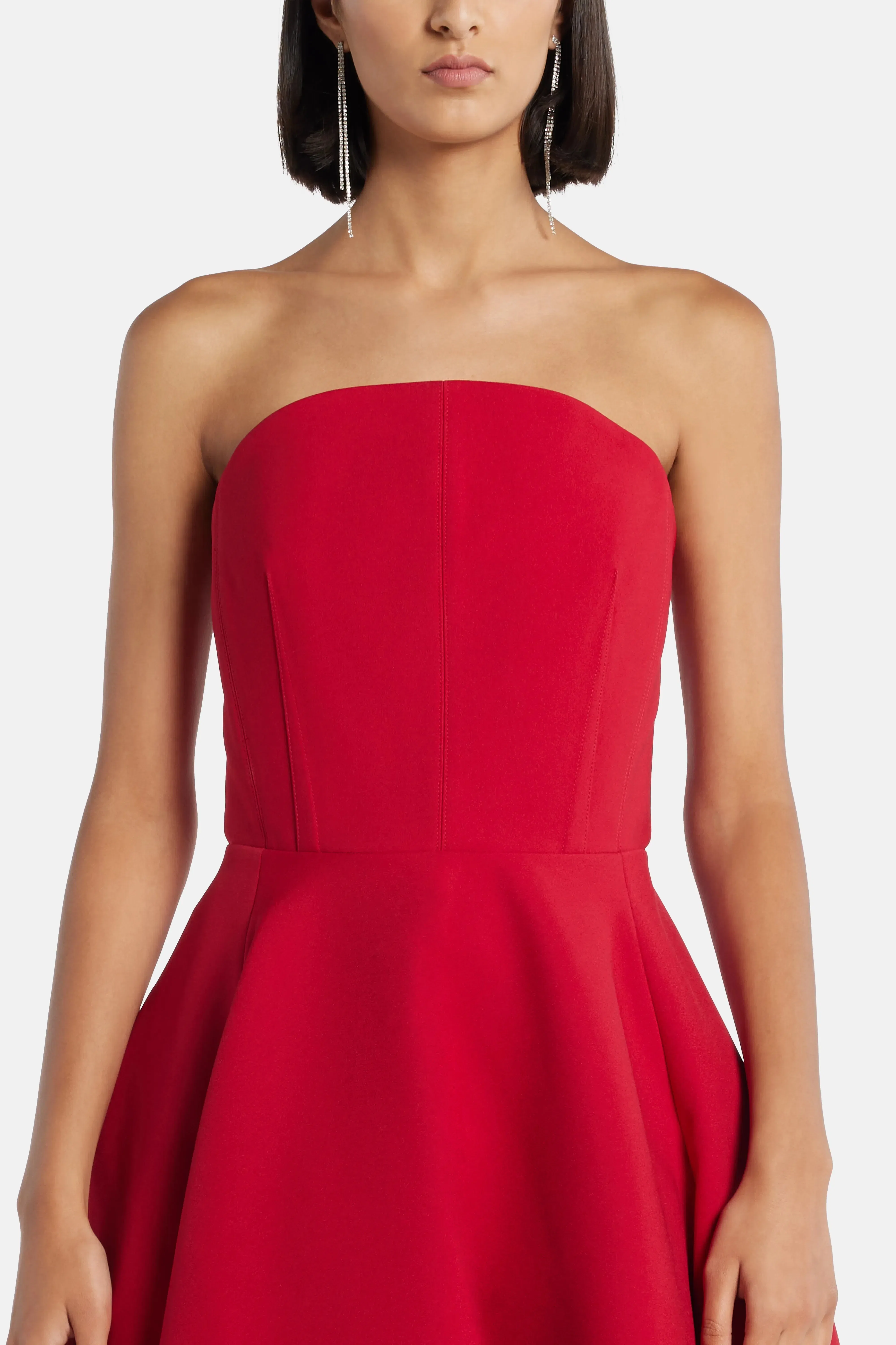 Solace London Mathilde Evening Gown in Red