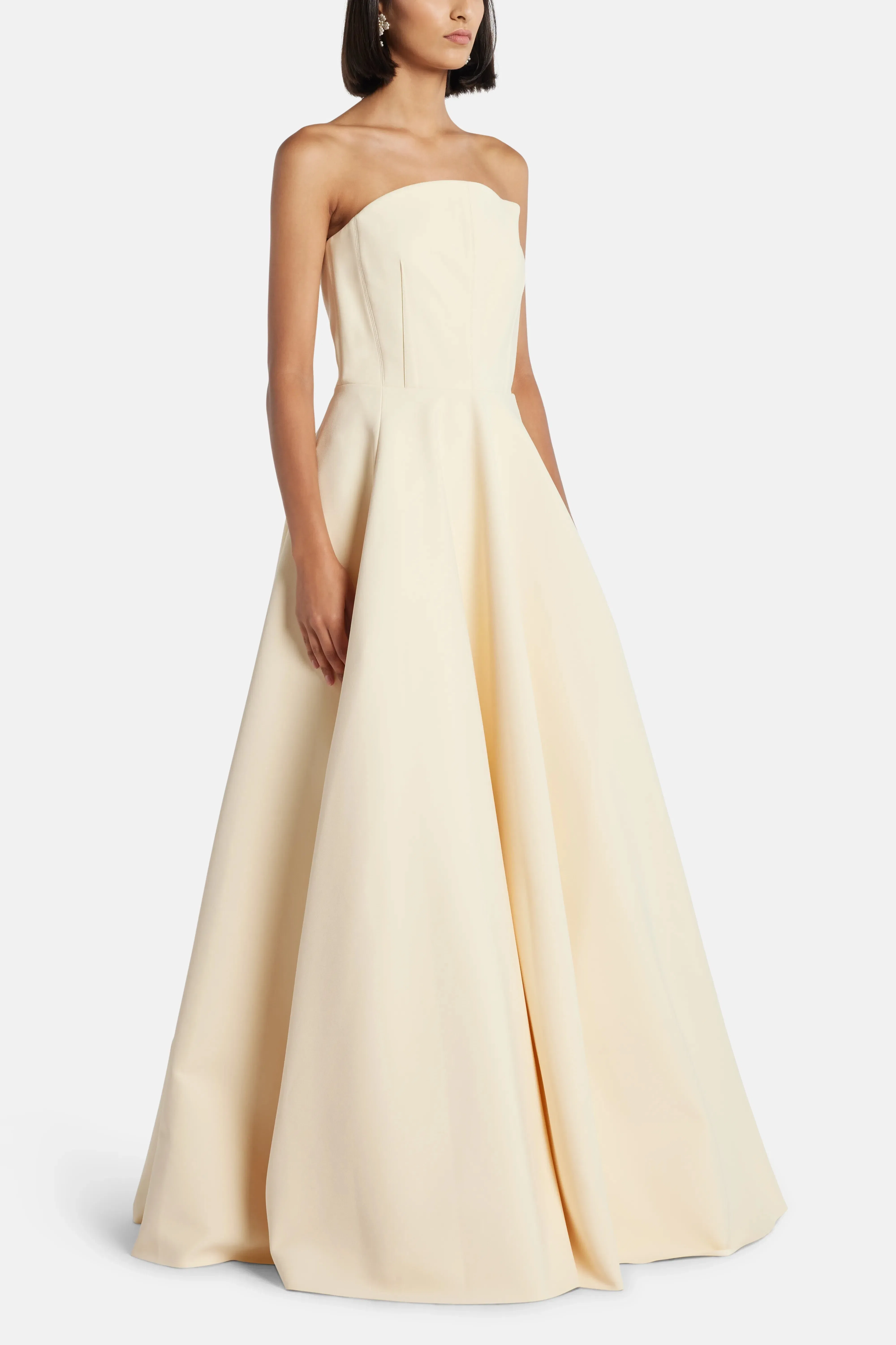 Solace London Mathilde Evening Gown in White