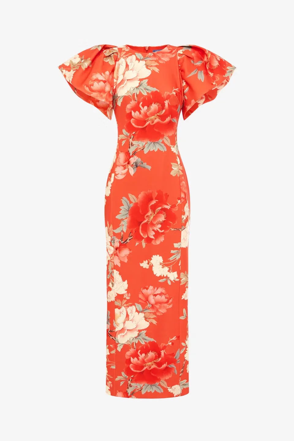 Leo Lin Lucinda Floral Maxi Dress in Orange