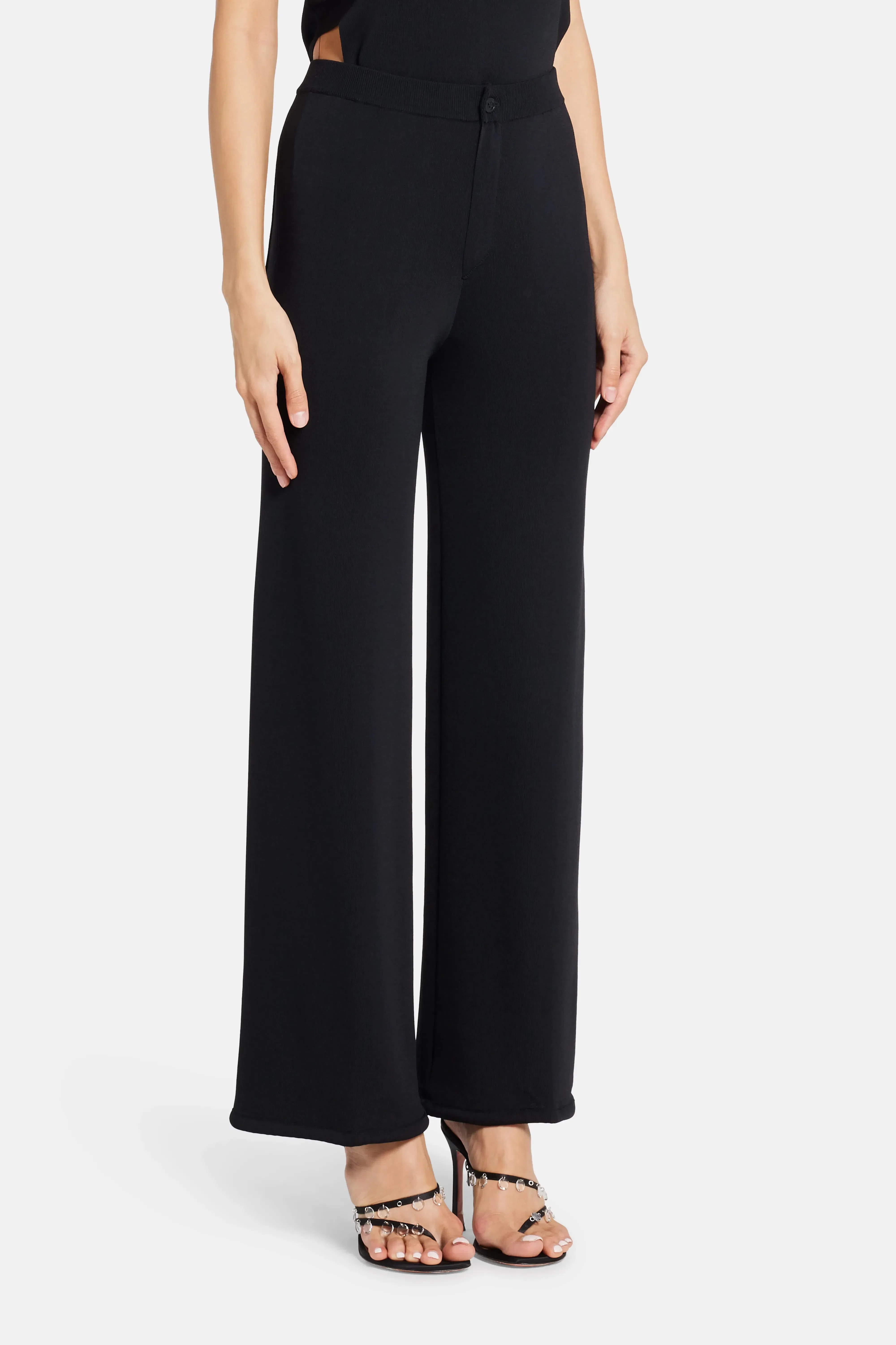 Simon Miller Jabber Knit Trousers in Black