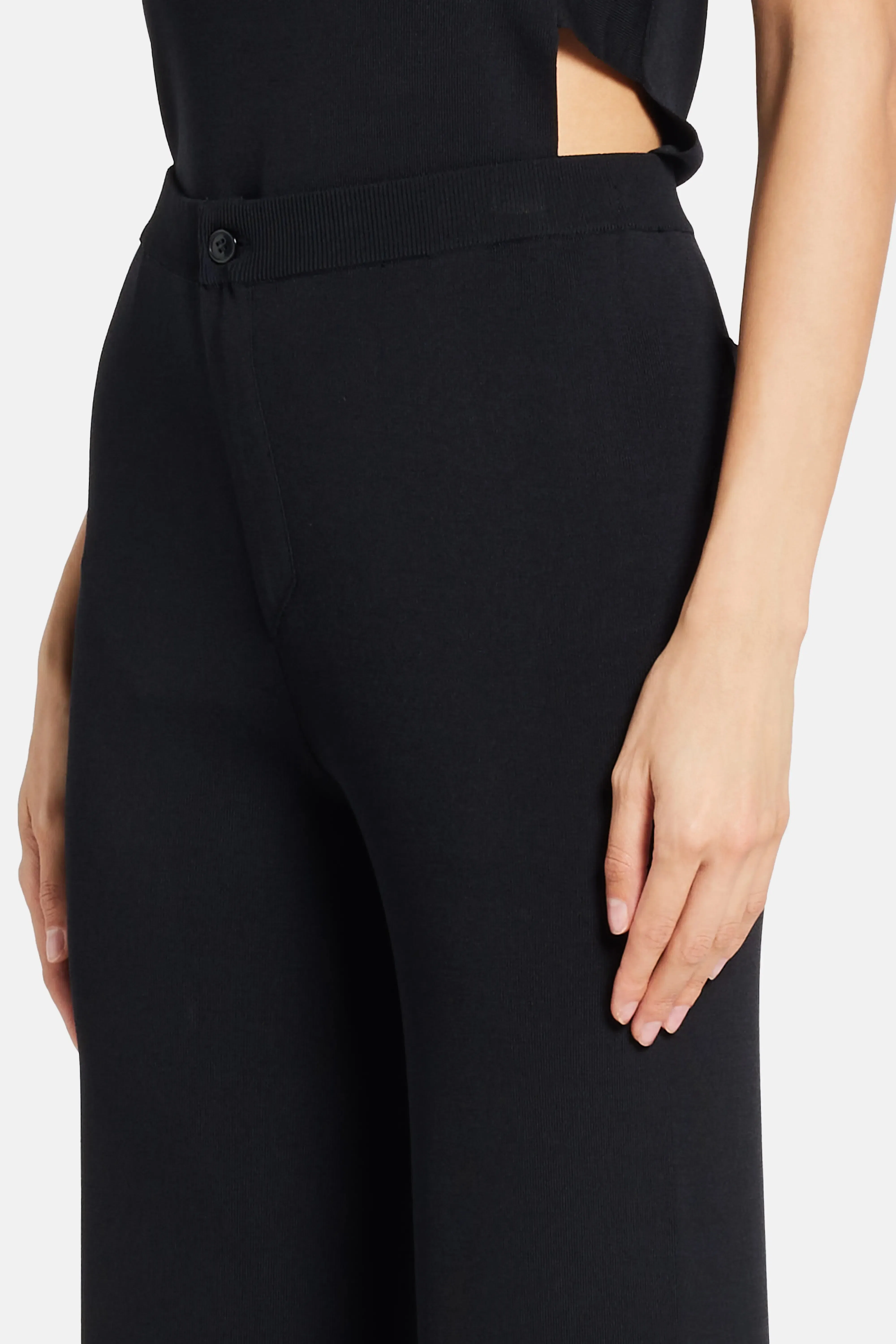 Simon Miller Jabber Knit Trousers in Black