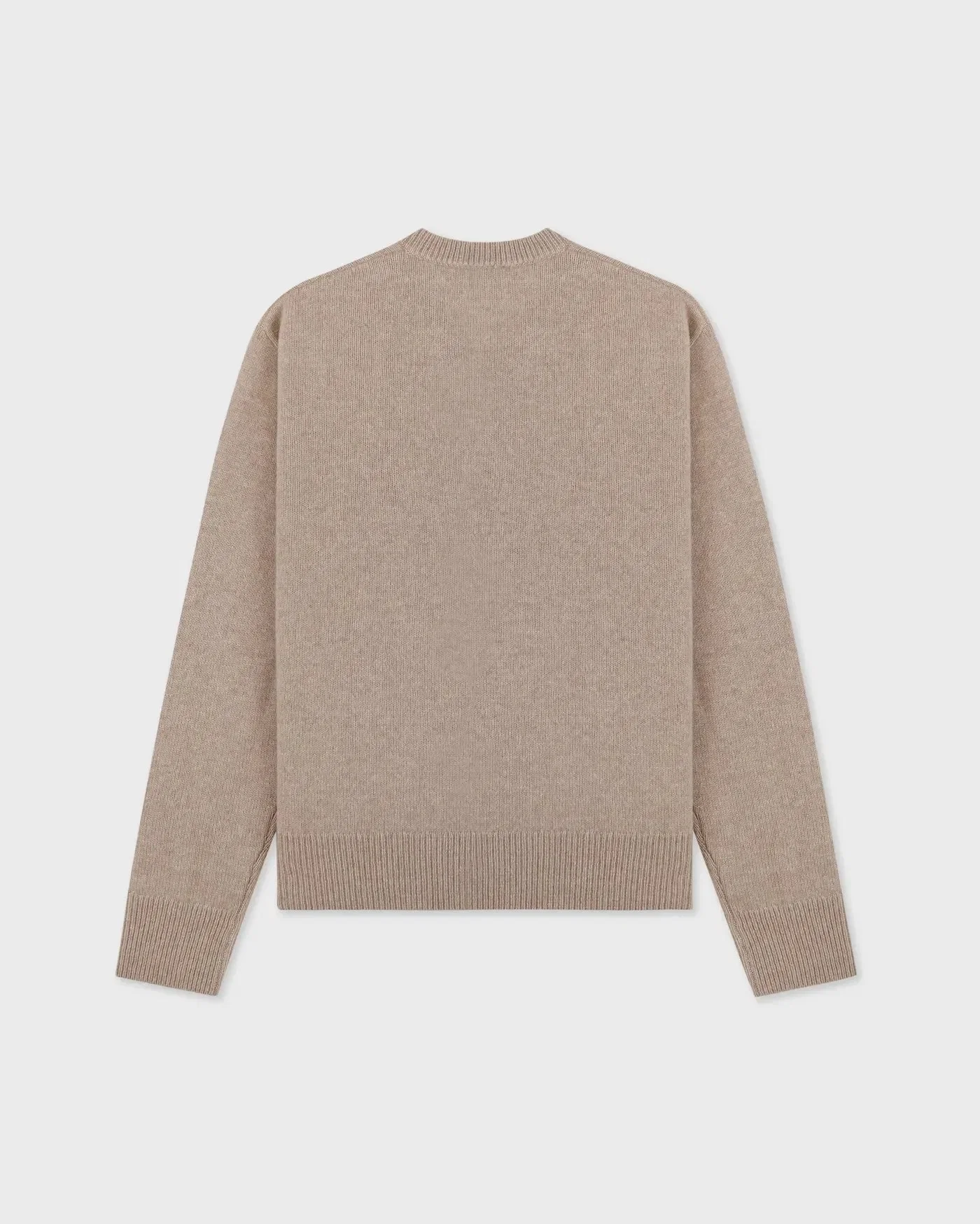 Sporty & Rich SRC Cashmere V Neck Sweater in Beige