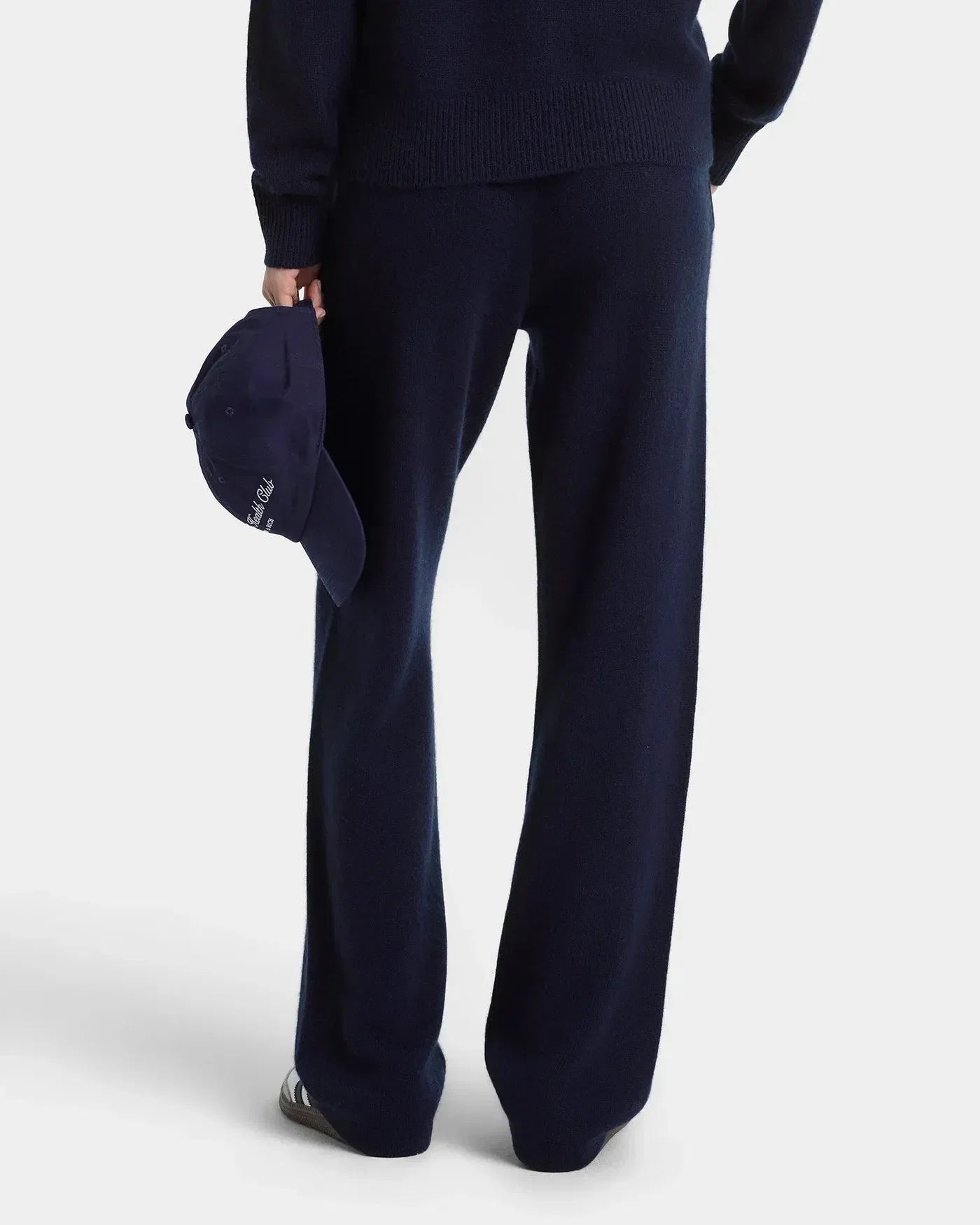 Sporty & Rich SRC Cashmere Trousers in Blue