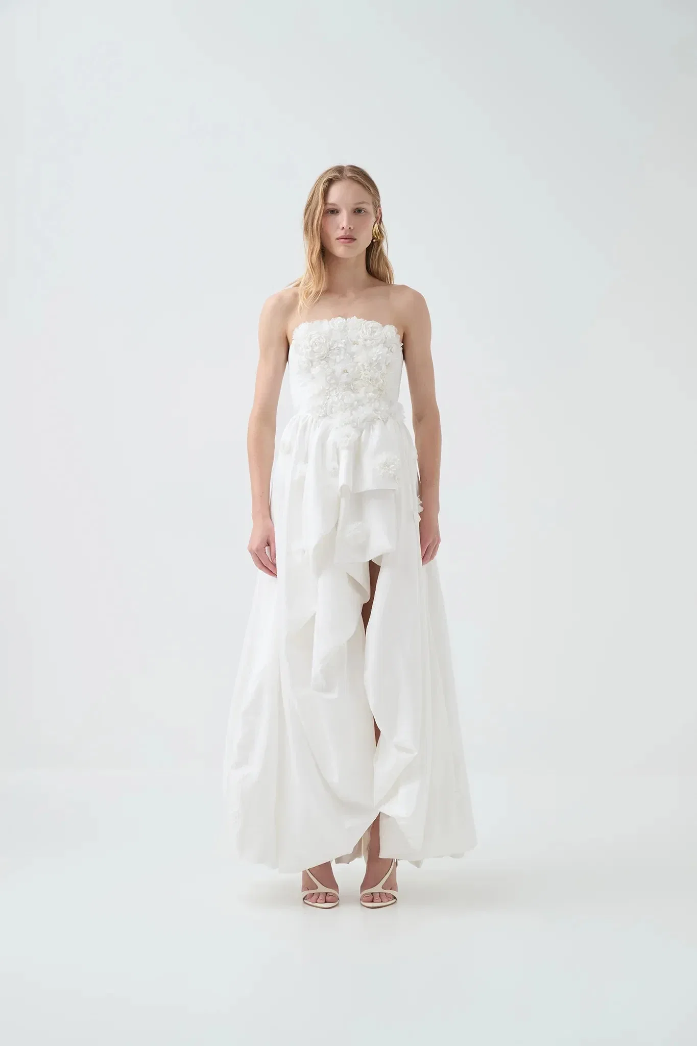 Aje Carina Maxi Dress In White