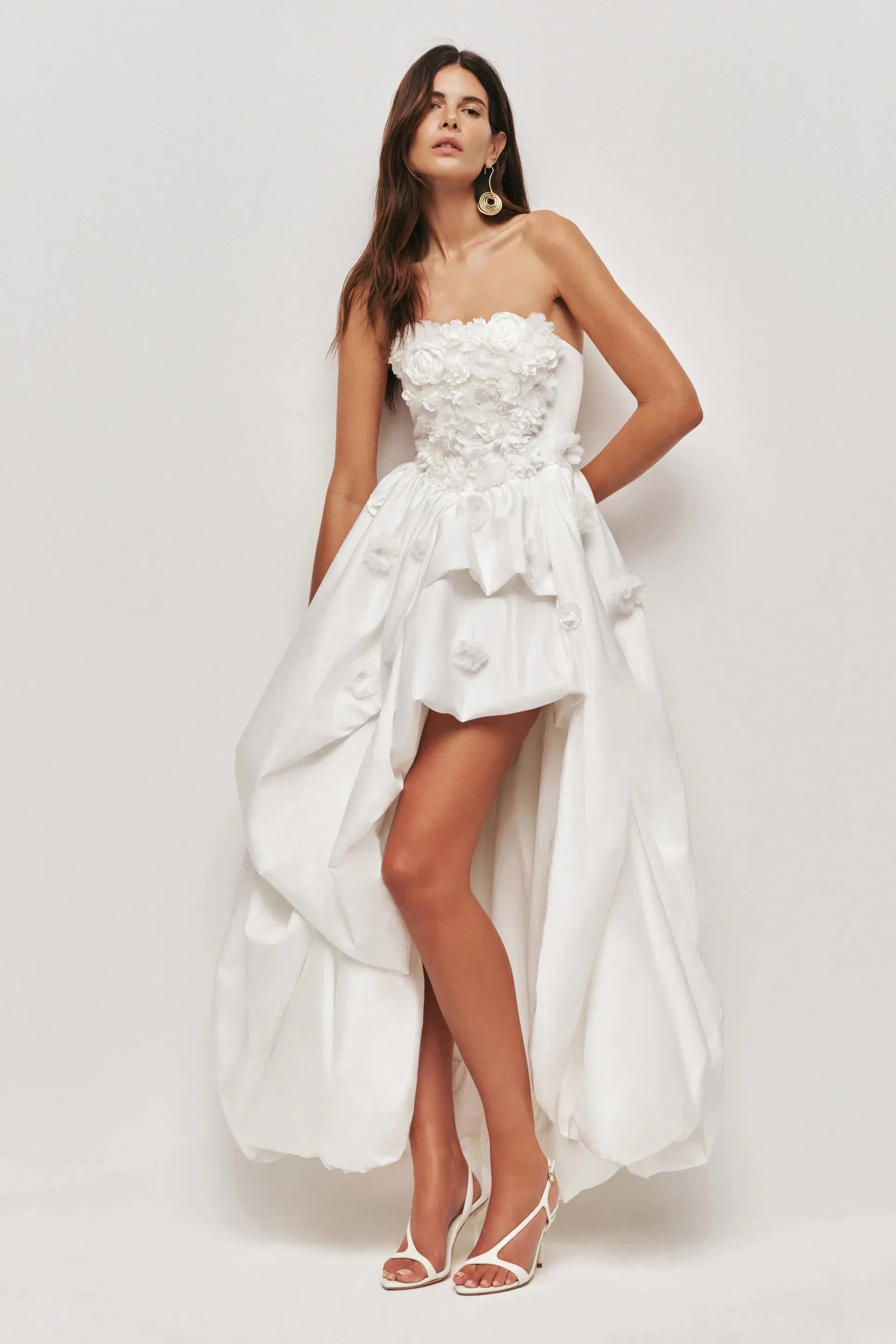 Aje Carina Maxi Dress In White