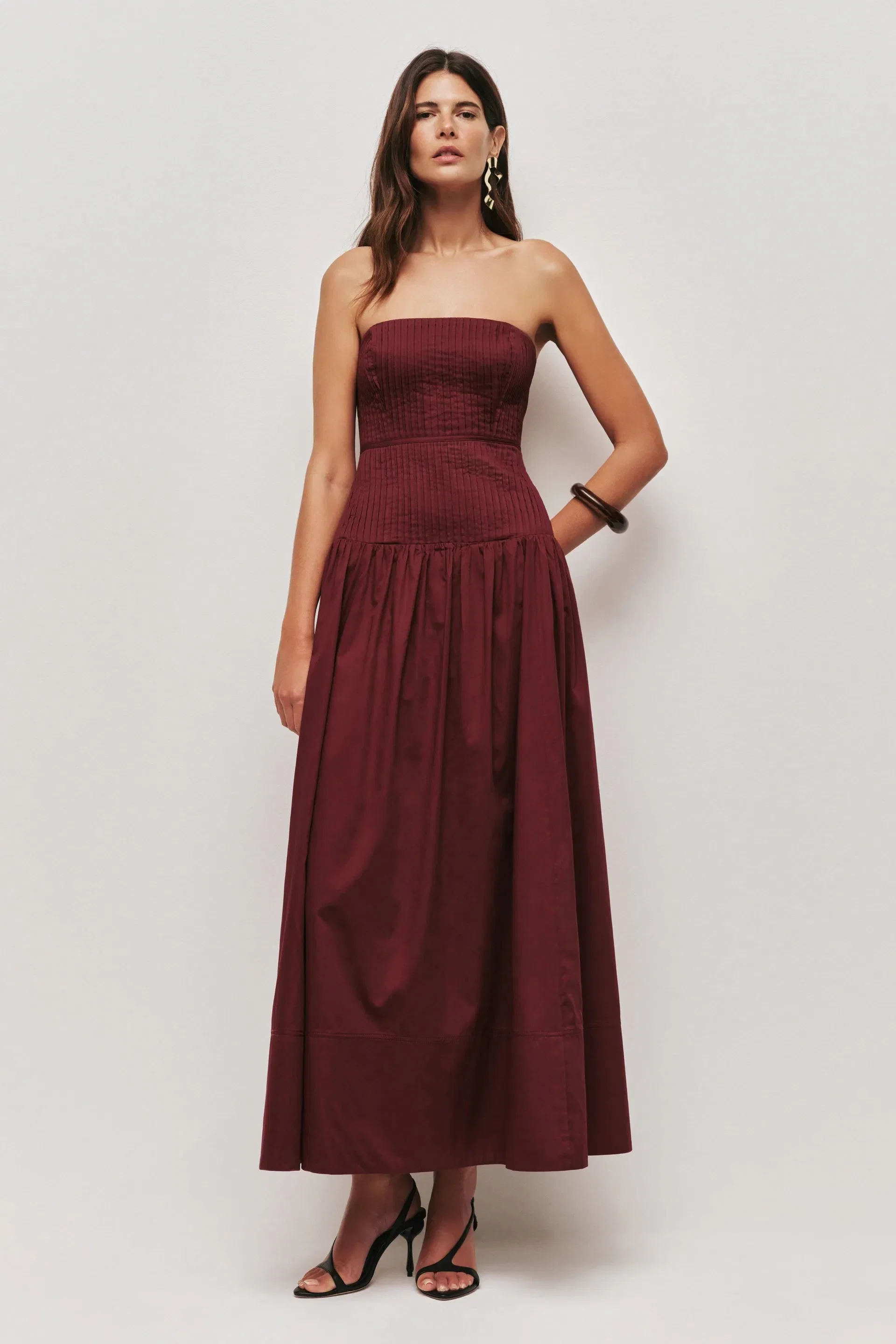 Aje Vacation Maxi Dress In Purple