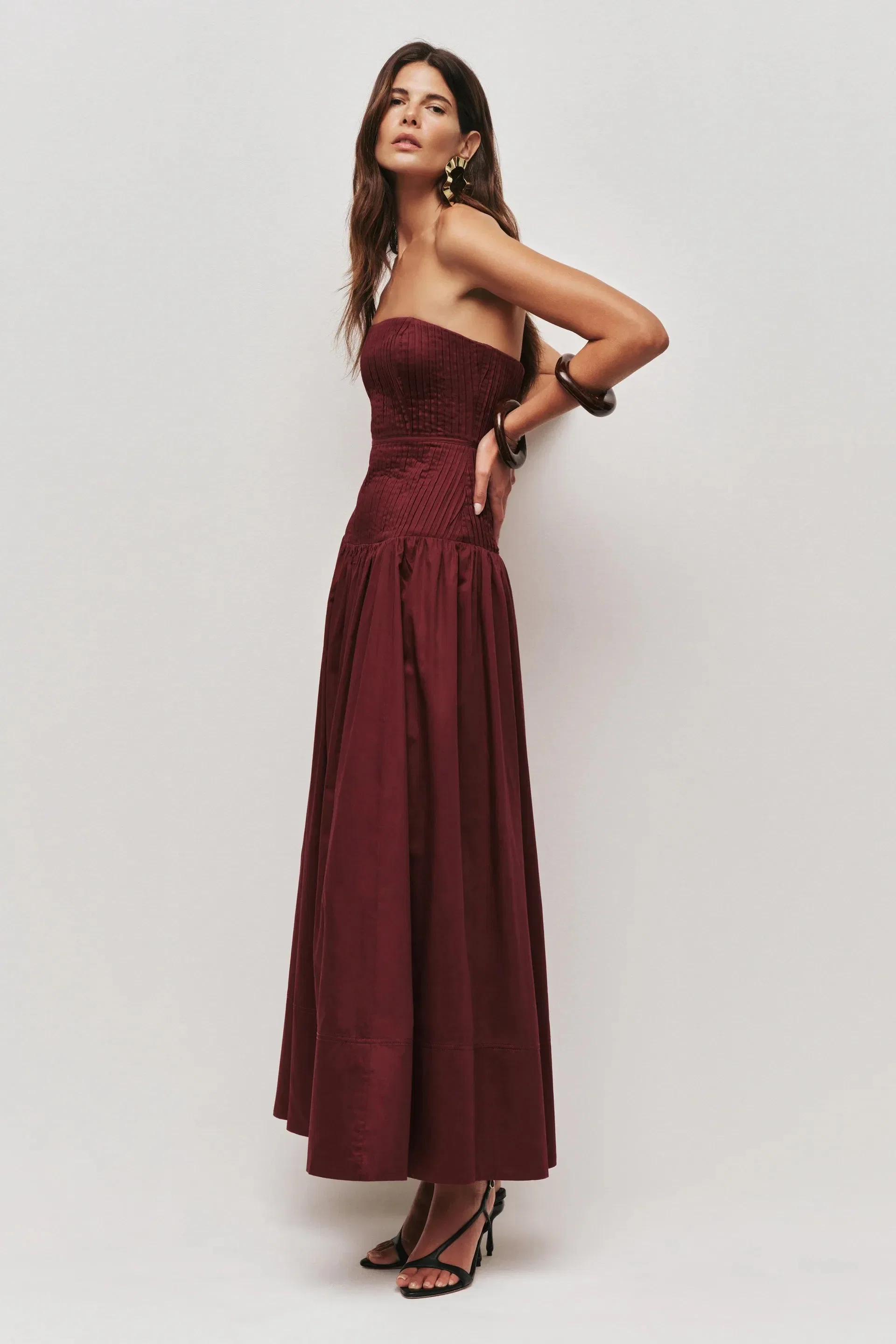Aje Vacation Maxi Dress In Purple