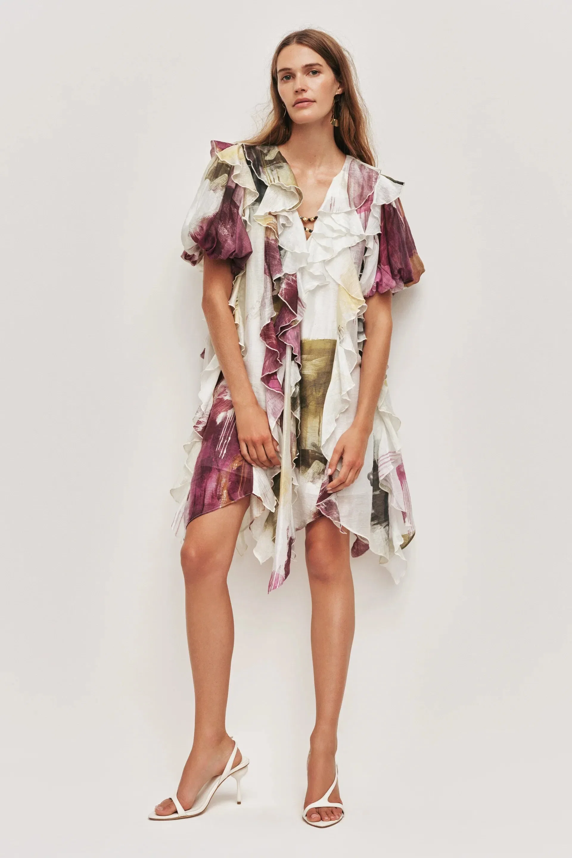 Aje Voyager Mini Dress In White