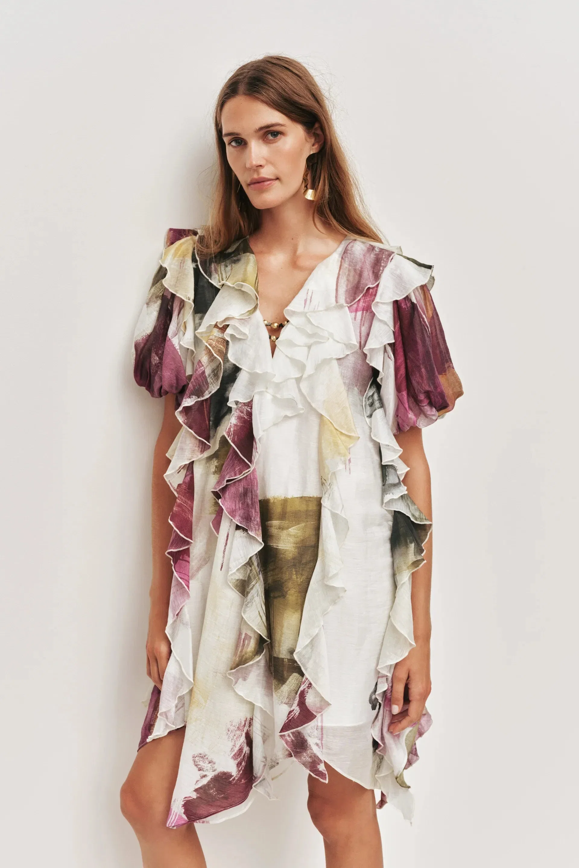 Aje Voyager Mini Dress In White