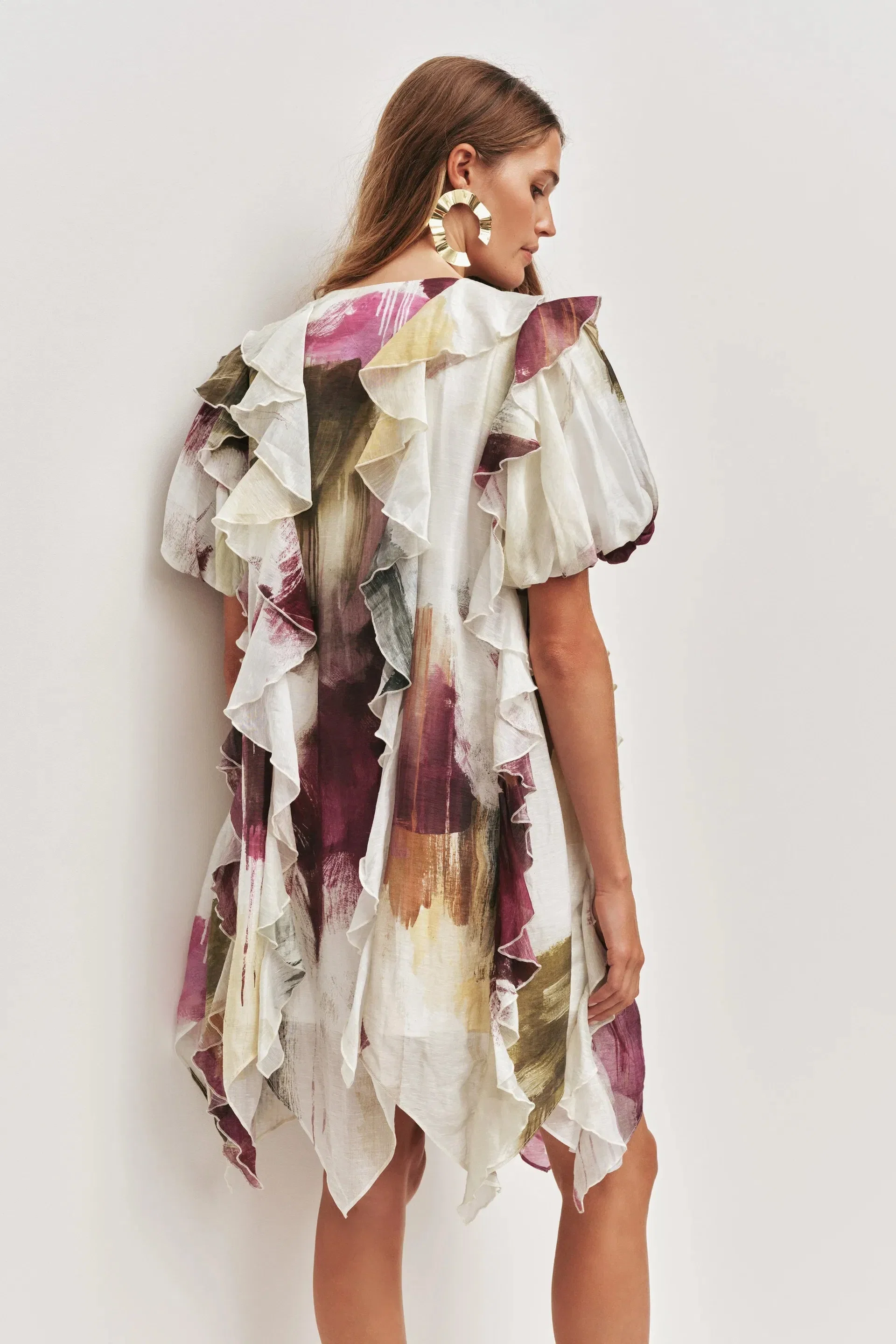 Aje Voyager Mini Dress In White
