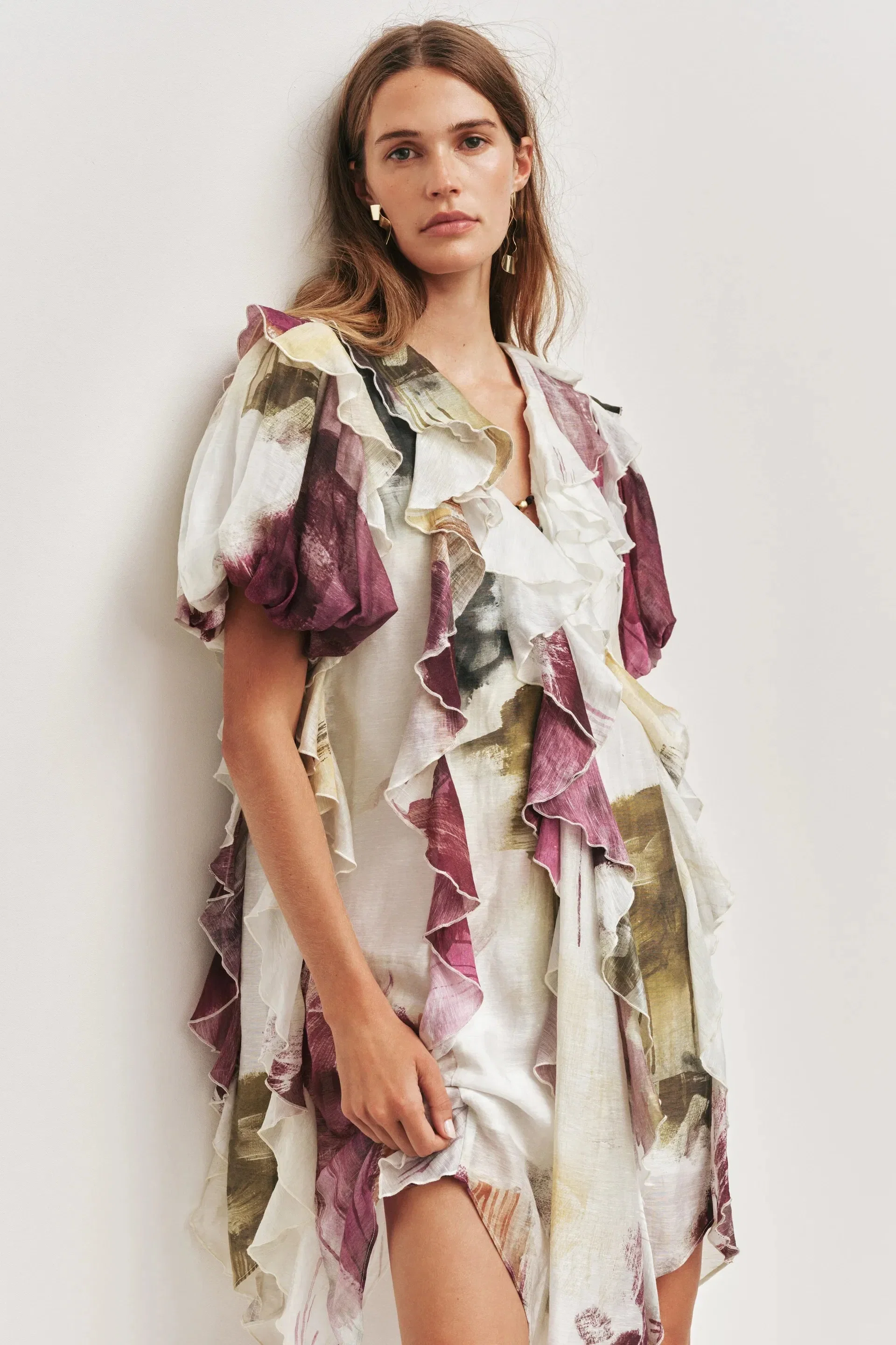 Aje Voyager Mini Dress In White