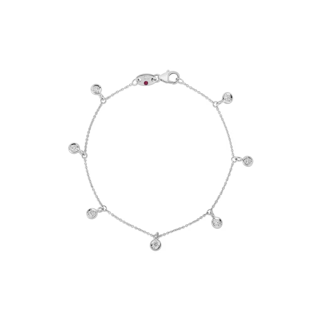 Roberto Coin 18k Gold Dangling Diamonds Bracelet