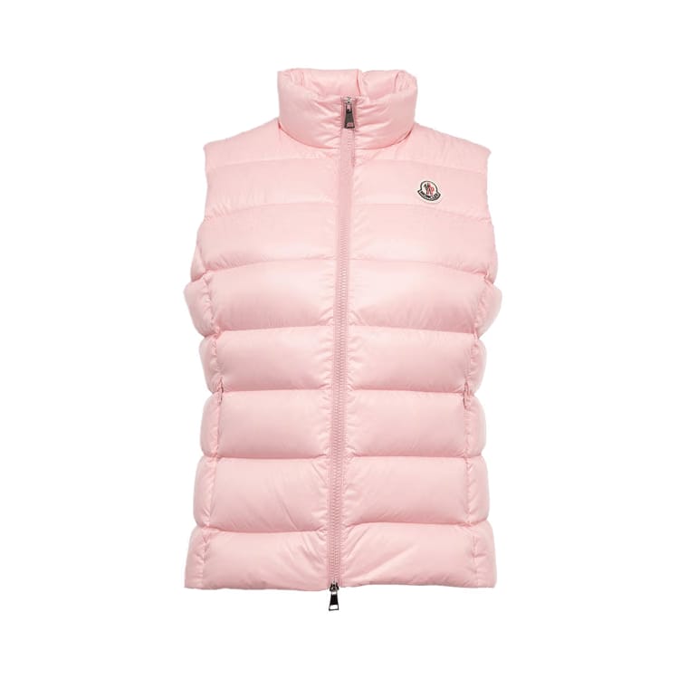 Moncler Ghany Puffer Vest Light Pink