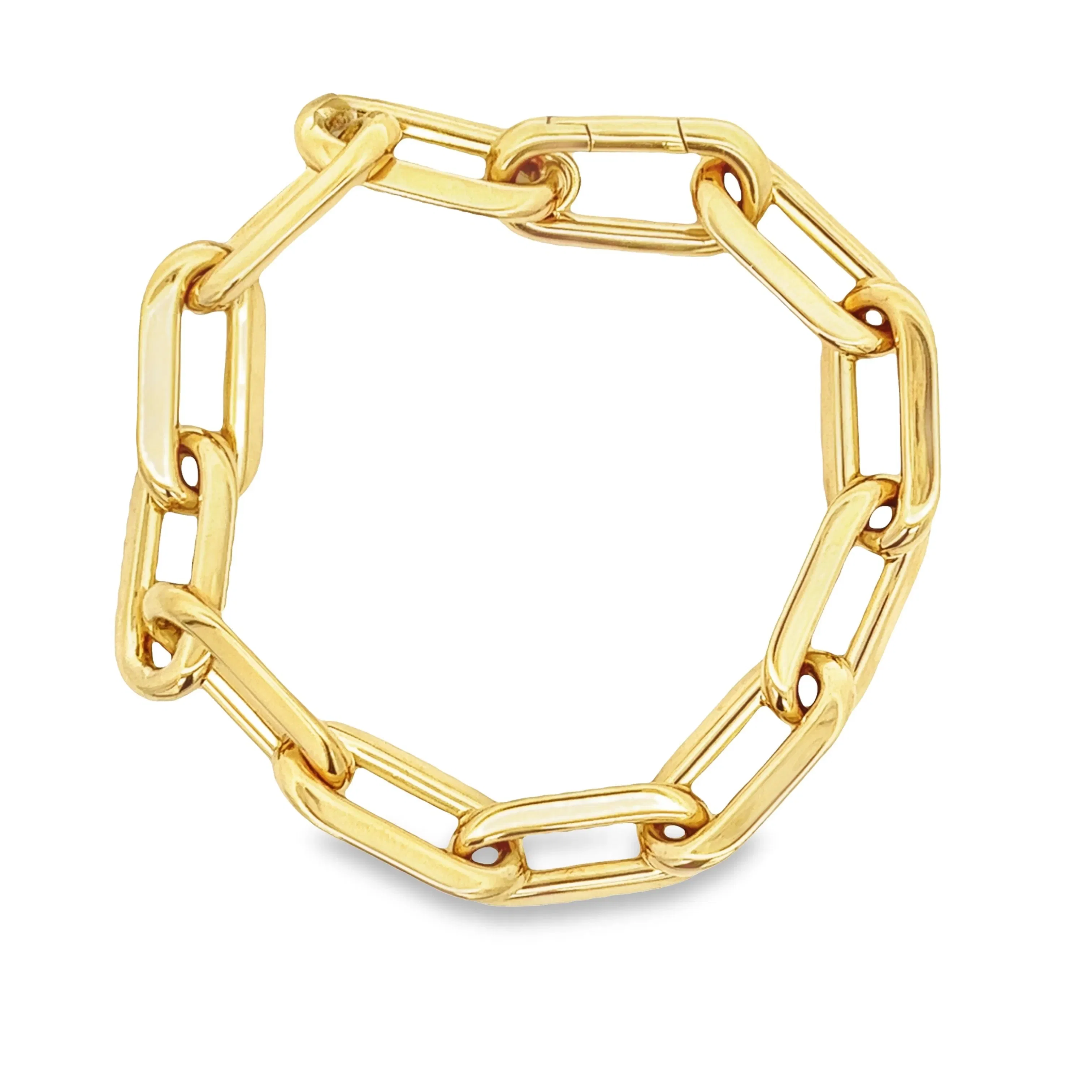 Roberto Coin 18k Yellow Gold Oro Classic Bracelet 8"