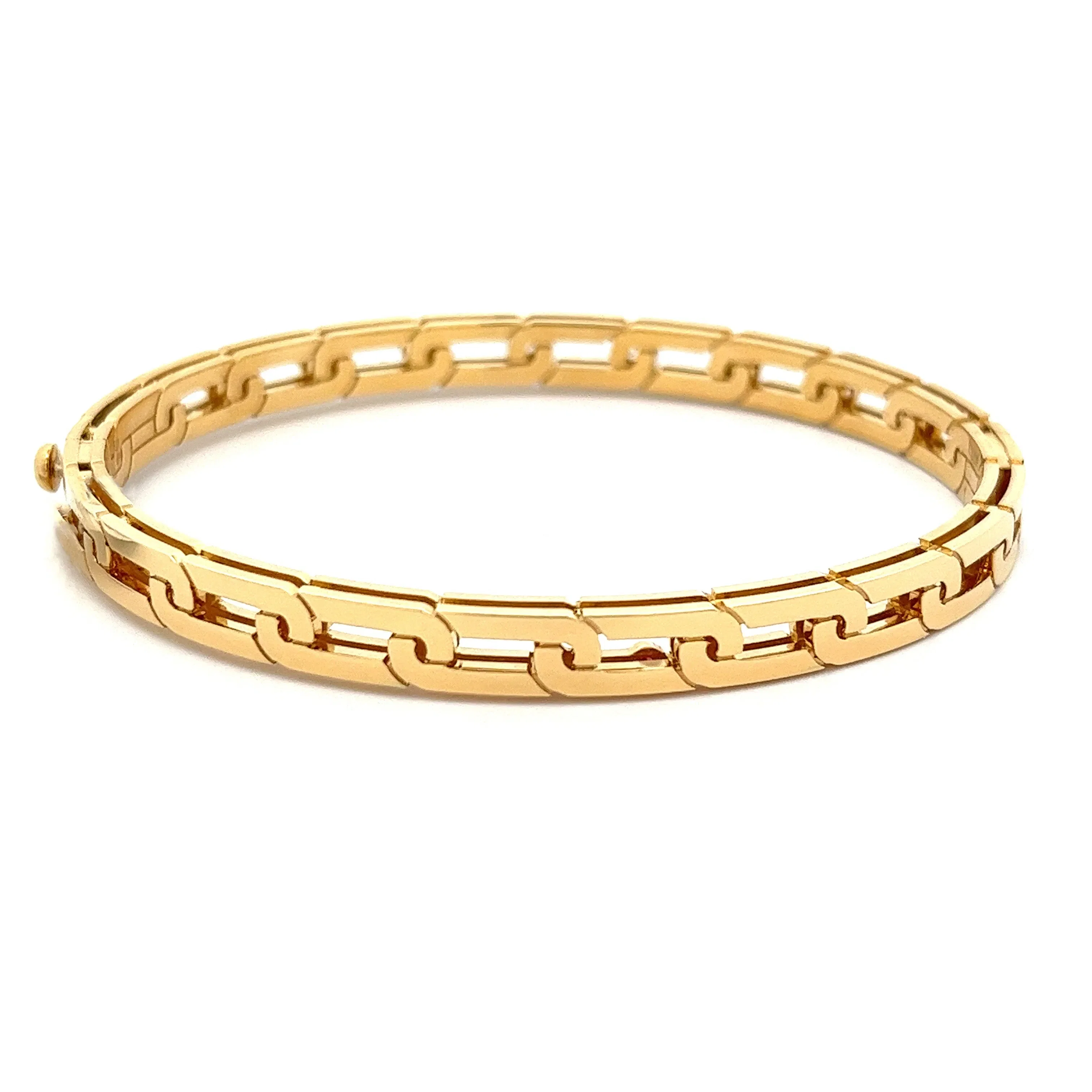 Roberto Coin 18K Yellow Gold Navarra Diamond Bangle