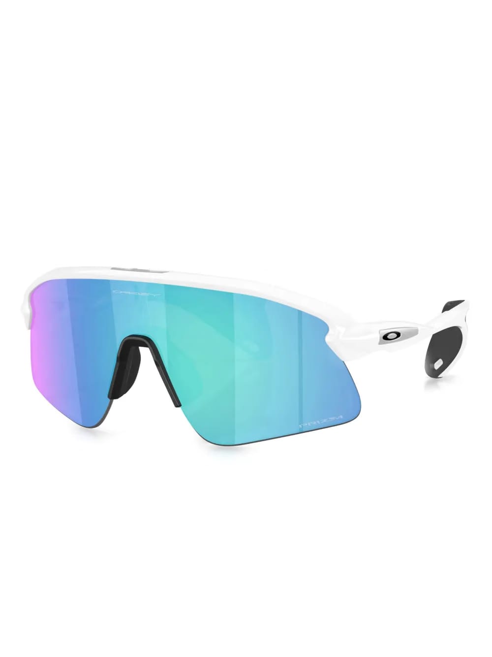 geometric shield-frame sunglasses