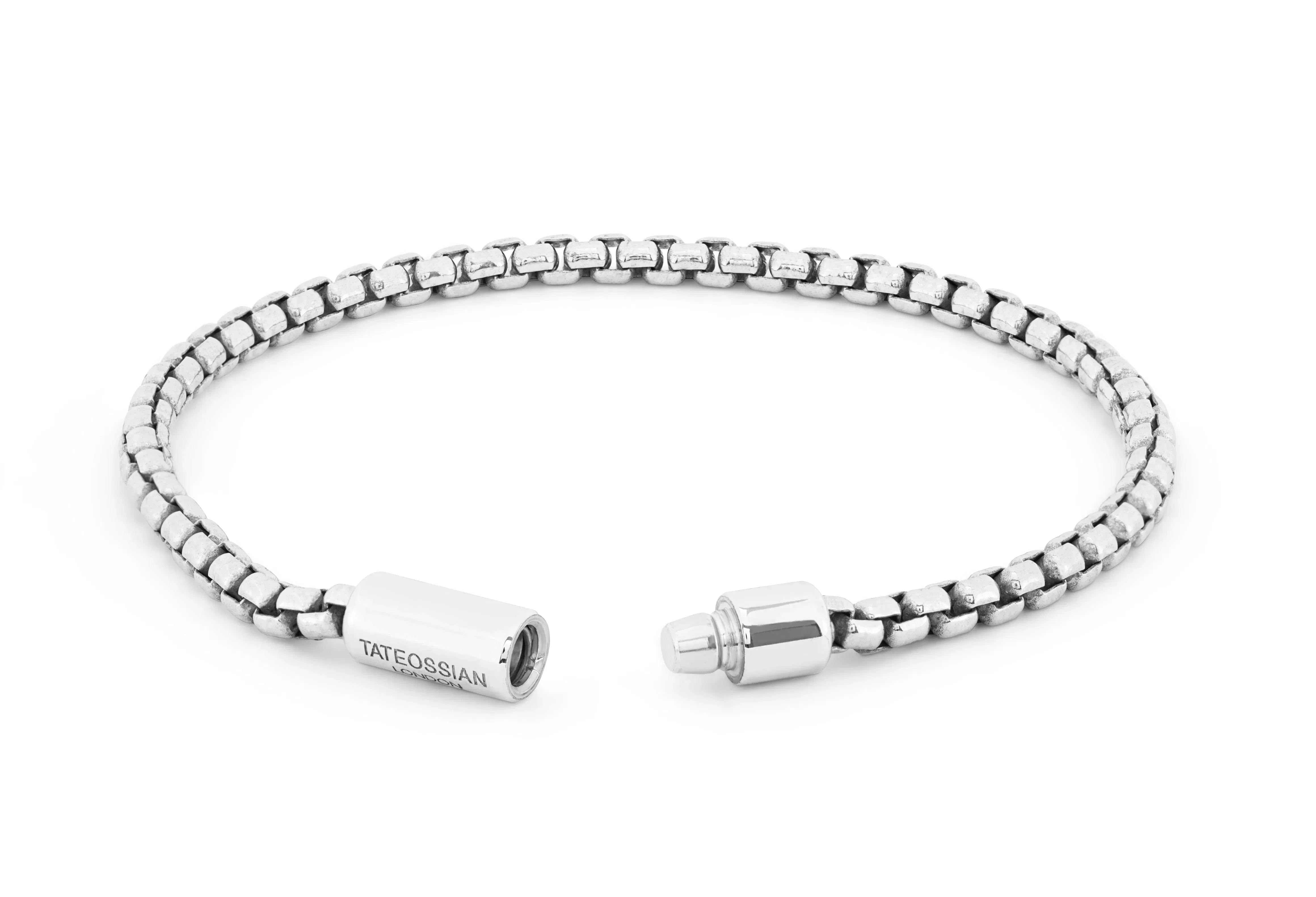 Tateossian Pop Sleek bracelet in sterling silver