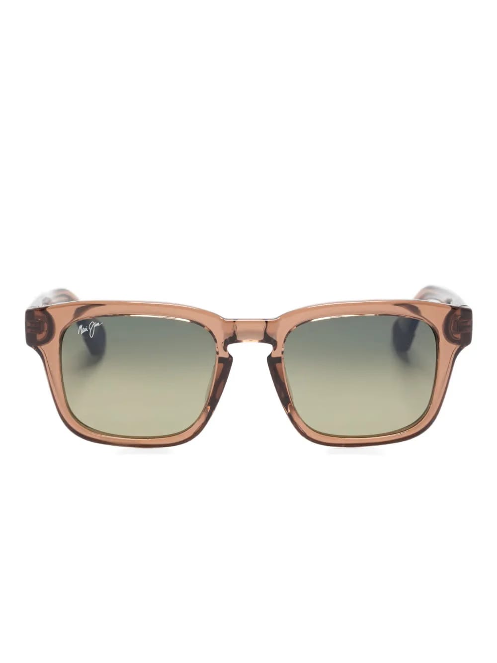 square-frame branded sunglasses