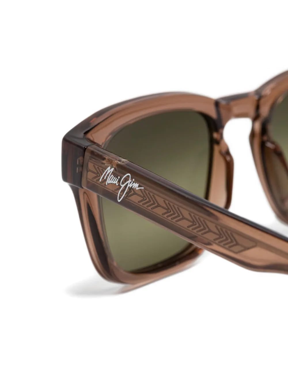 square-frame branded sunglasses