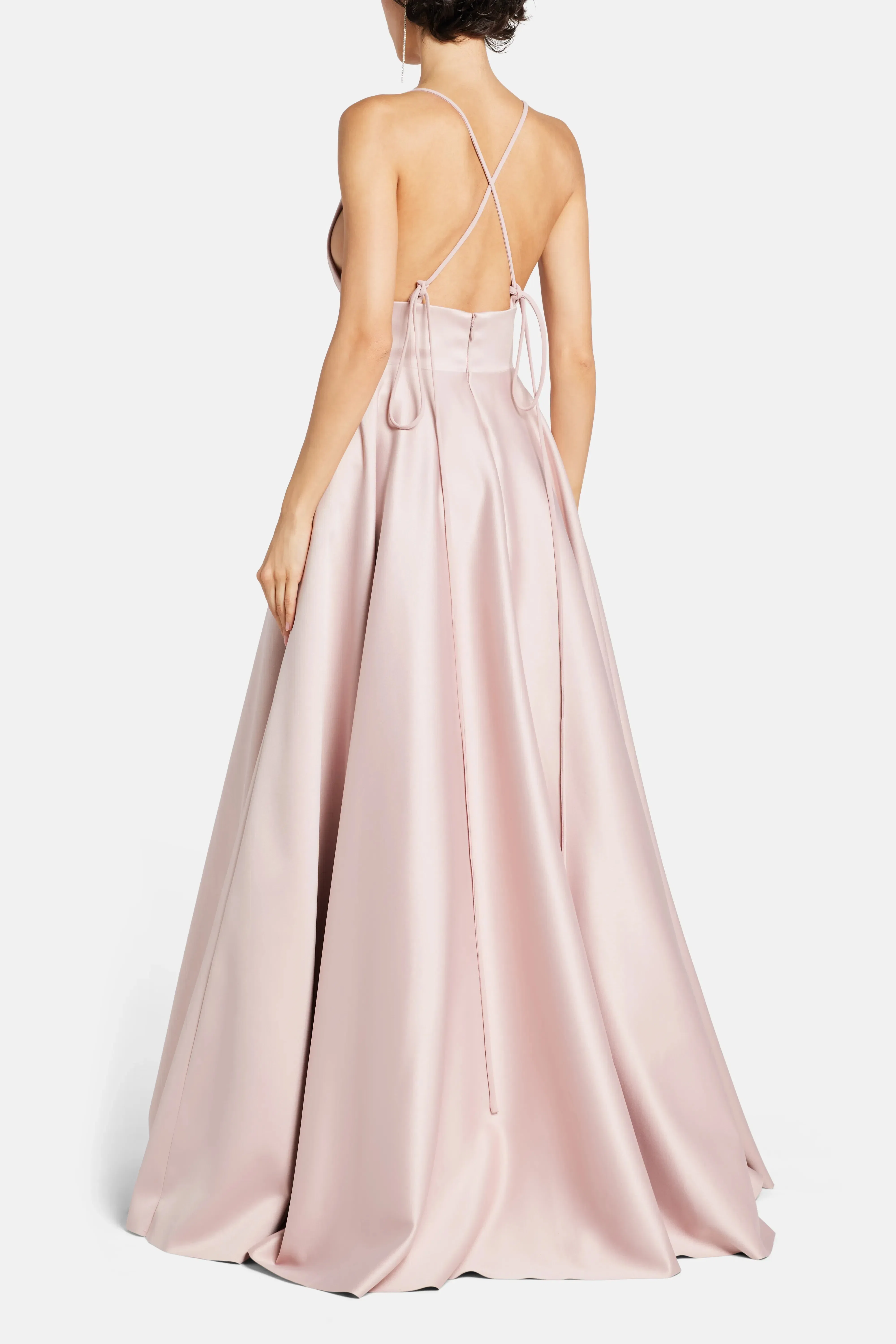 Solace London Avallon Sleeveless Evening Dress in Pink